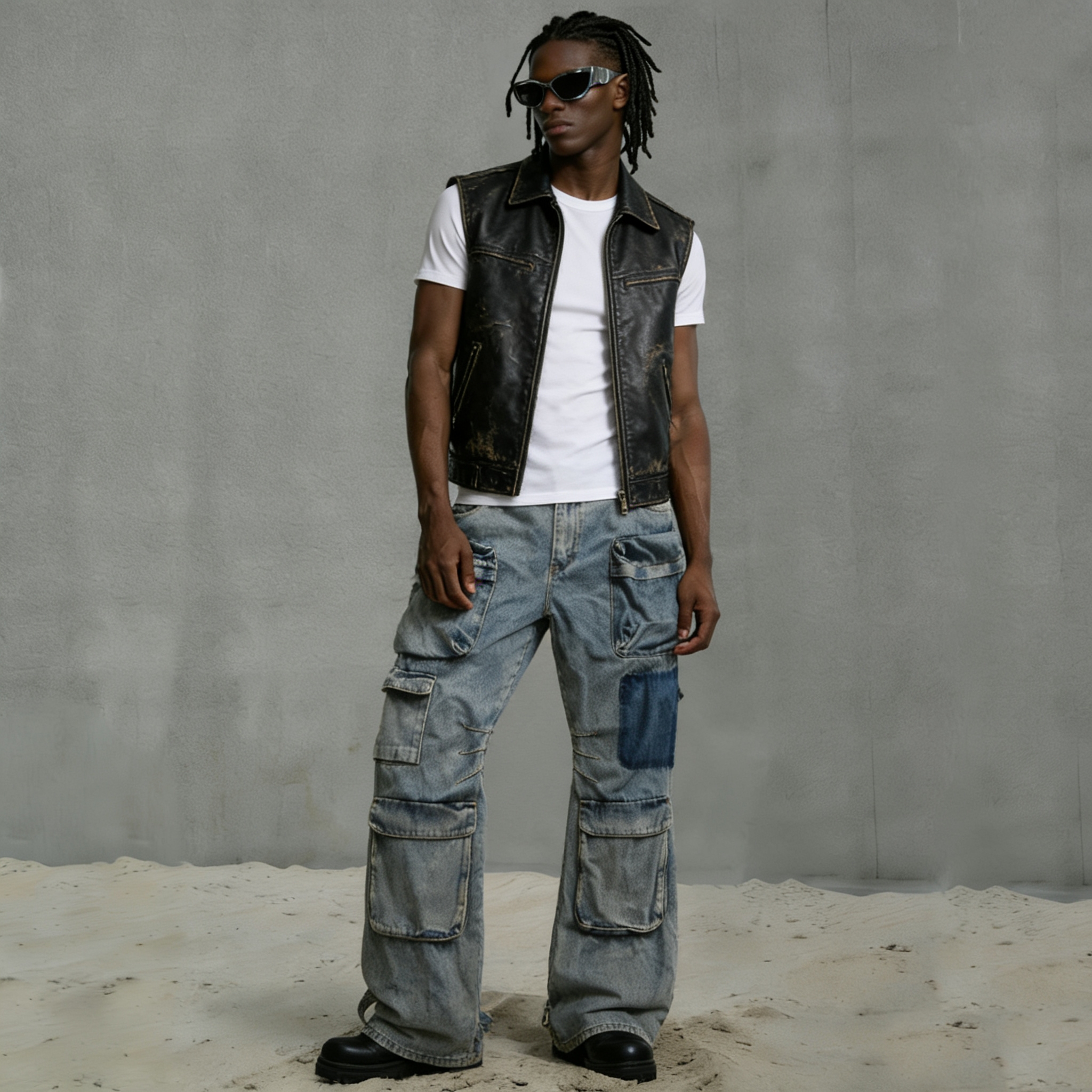 Premium Custom Men's Jeans - Style 1 (94) - Image 2