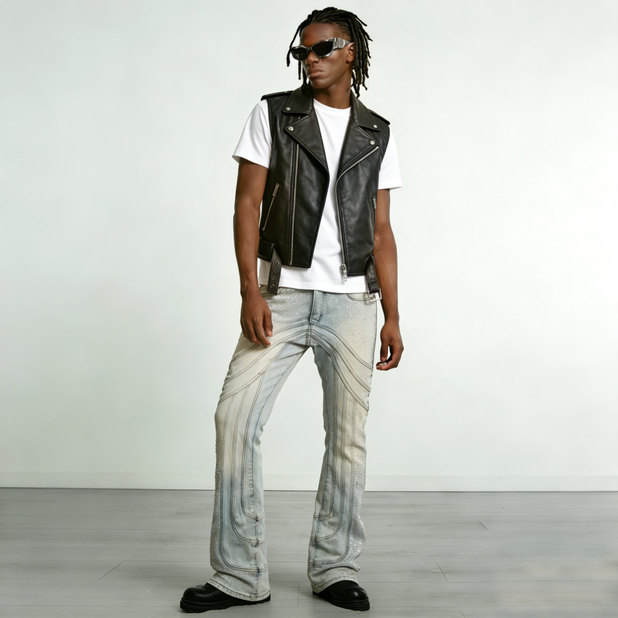 Premium Custom Men's Jeans - Style 1 (98) - Image 2