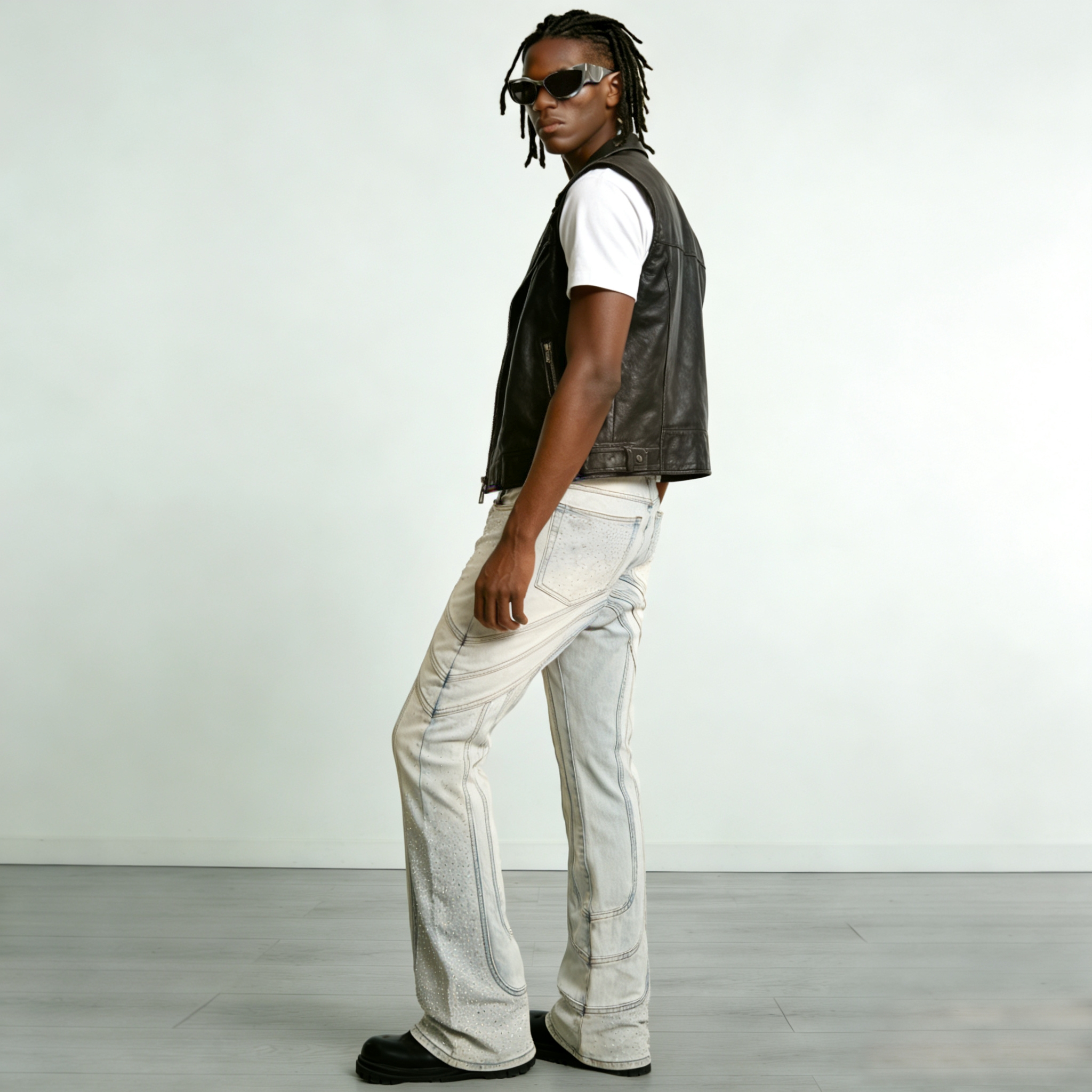 Premium Custom Men's Jeans - Style 1 (98) - Image 3