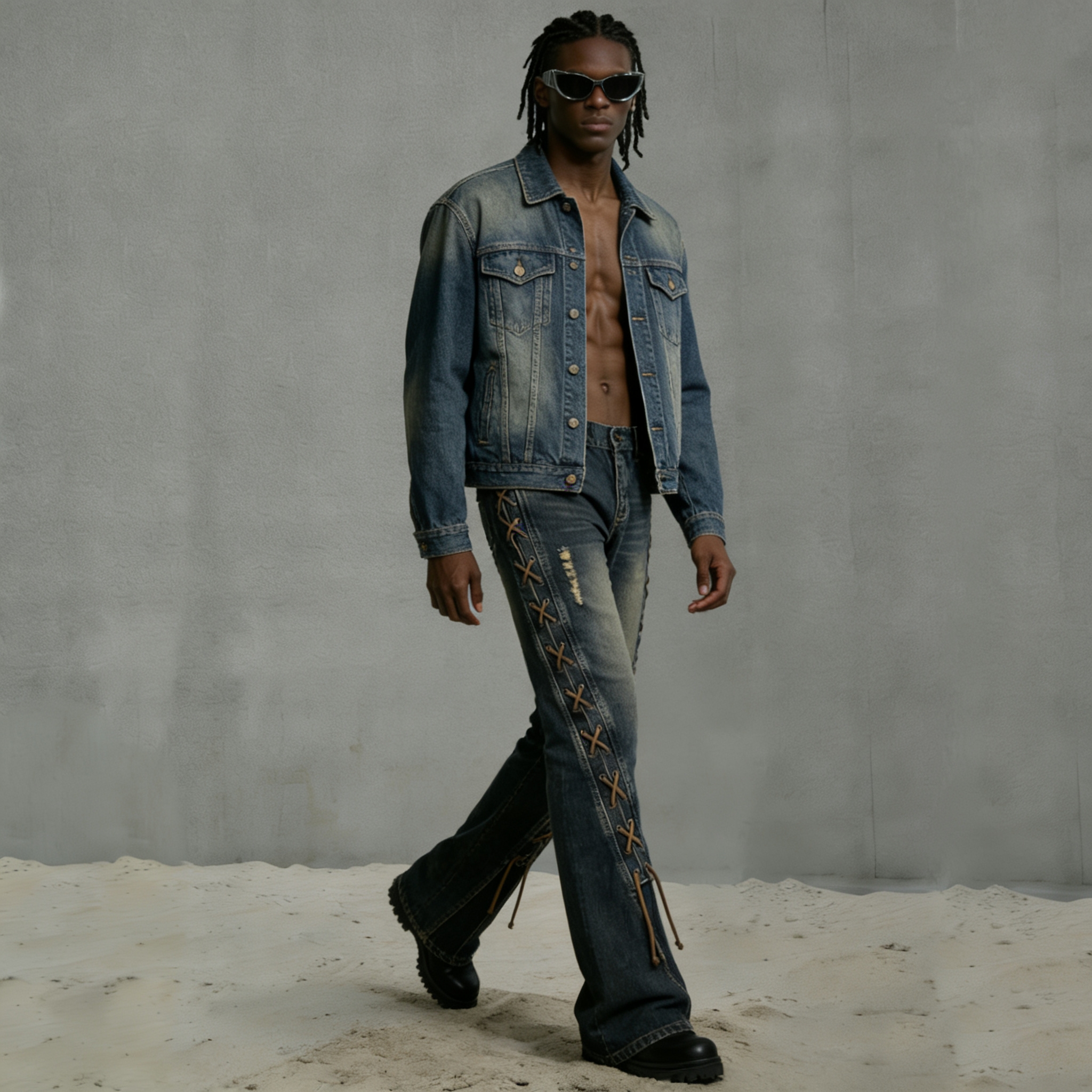 Premium Custom Men's Jeans - Style 1 (12) - Image 4