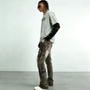 Utility Strap Industrial Grey Denim