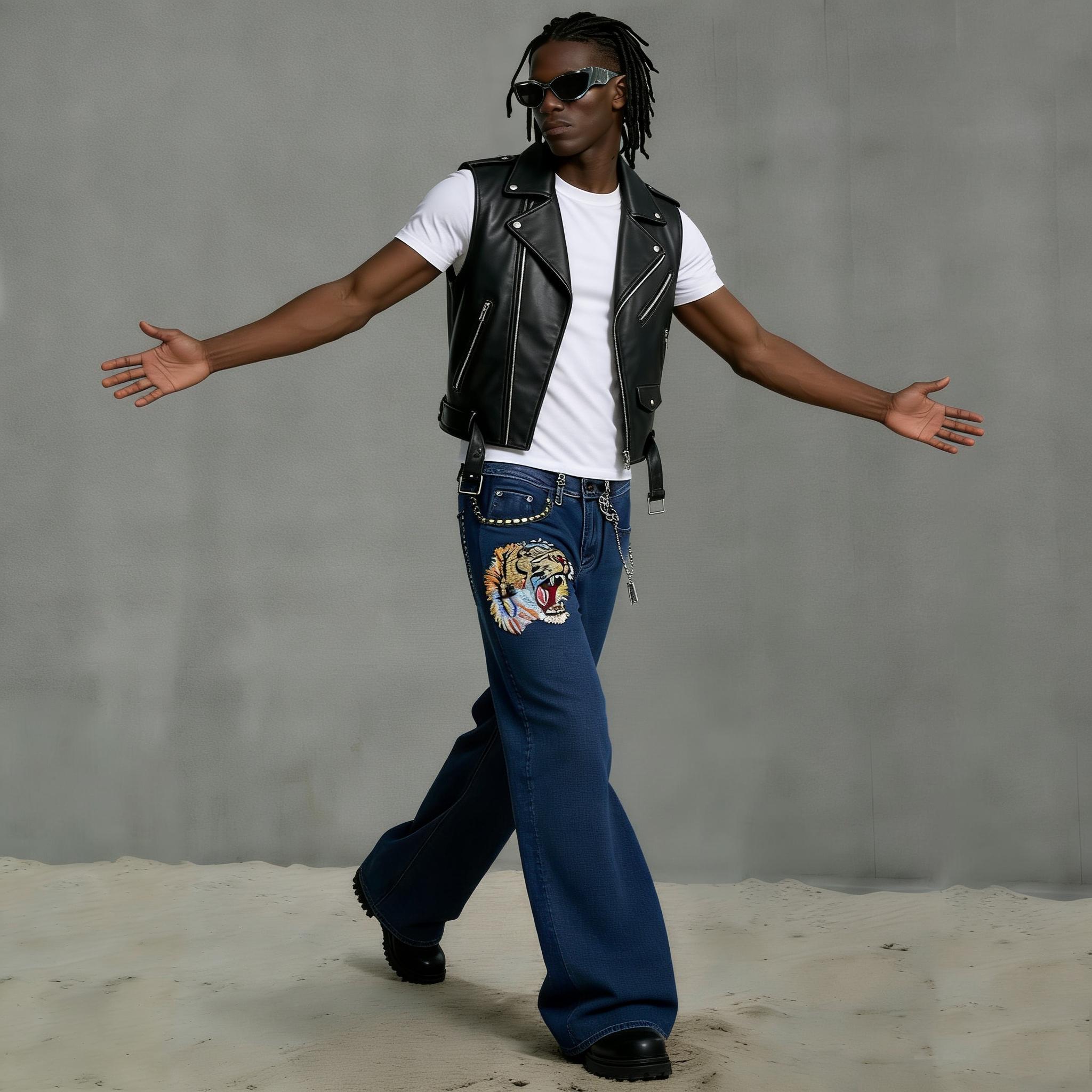 Premium Custom Men's Jeans - Style 1 (13) - Image 3