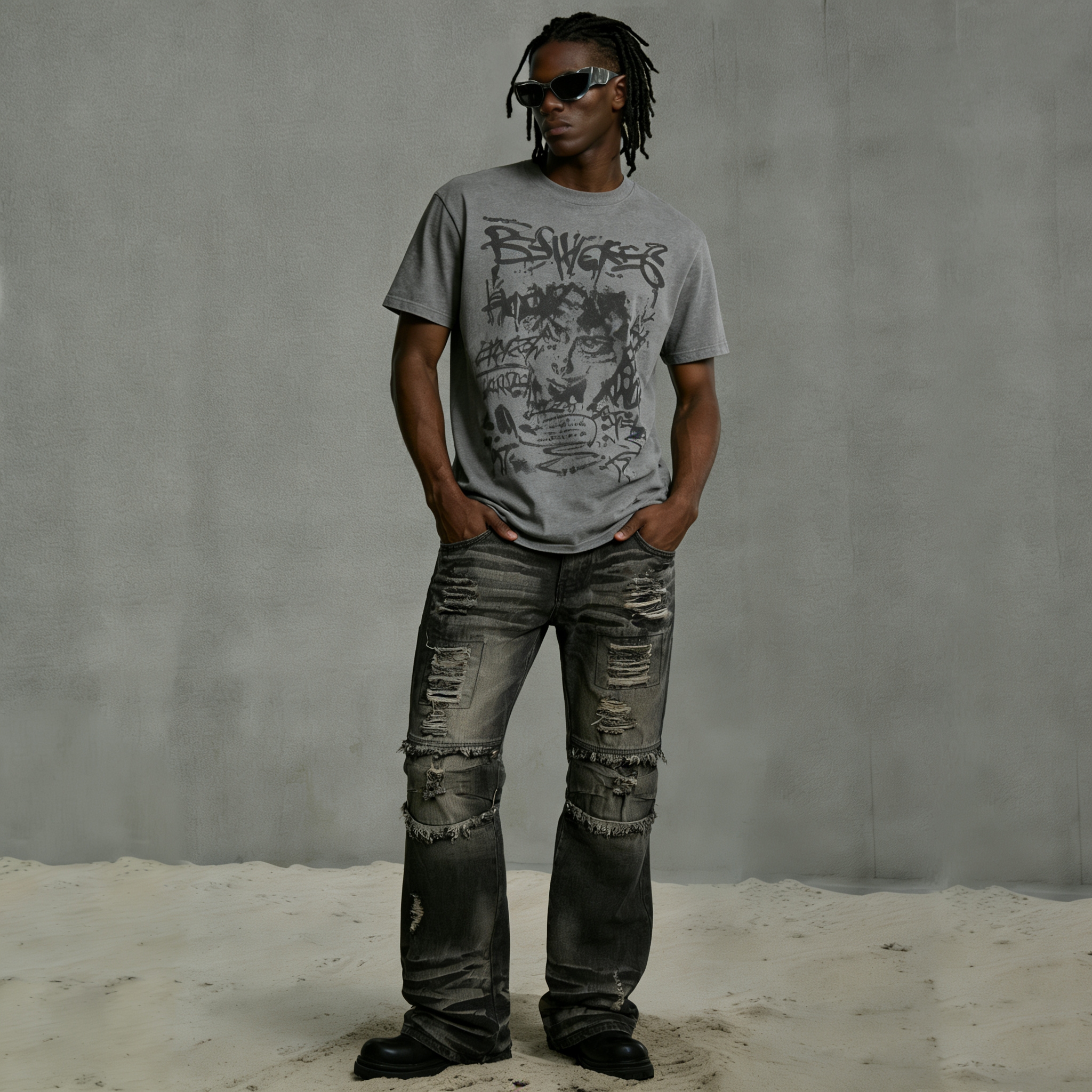 Premium Custom Men's Jeans - Style 1 (14) - Image 2