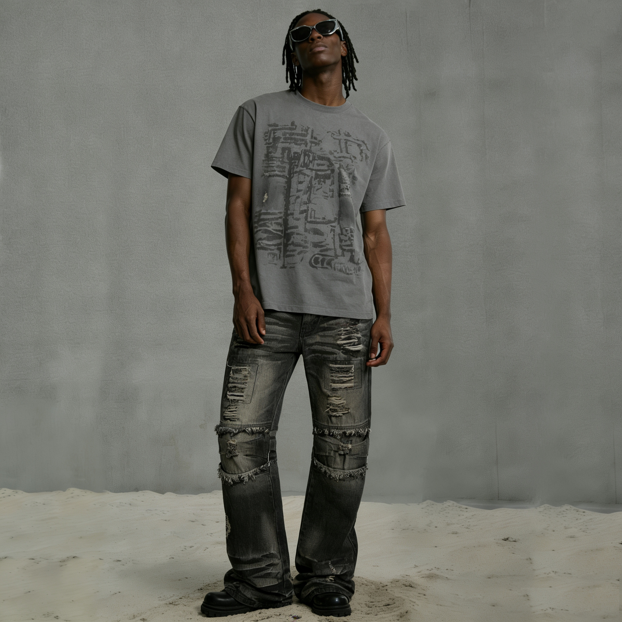 Premium Custom Men's Jeans - Style 1 (14) - Image 3