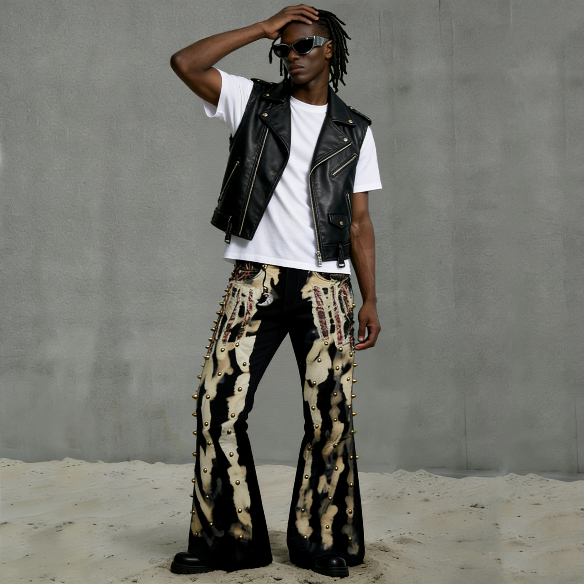 Premium Custom Men's Jeans - Style 1 (15) - Image 2