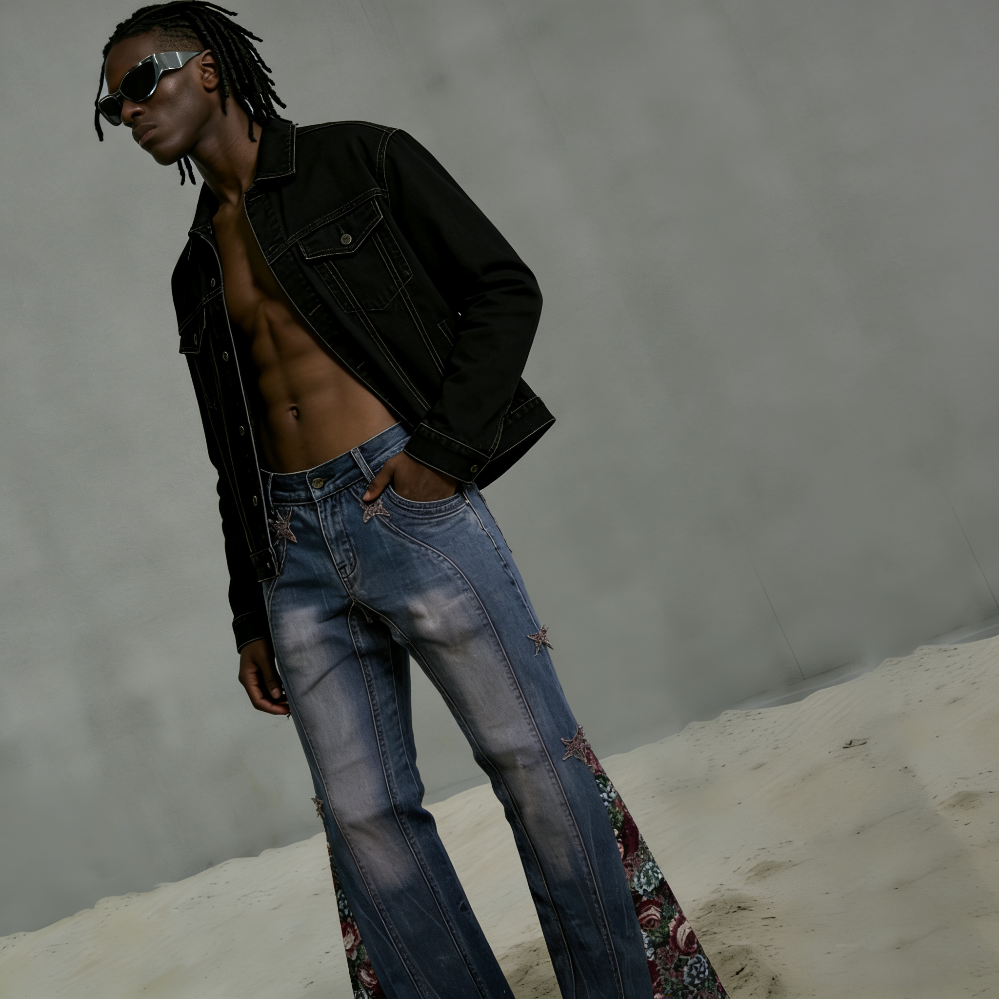 Premium Custom Men's Jeans - Style 1 (2) - Image 3