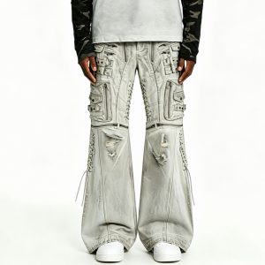 Industrial Multi-Zipper Tech Pants