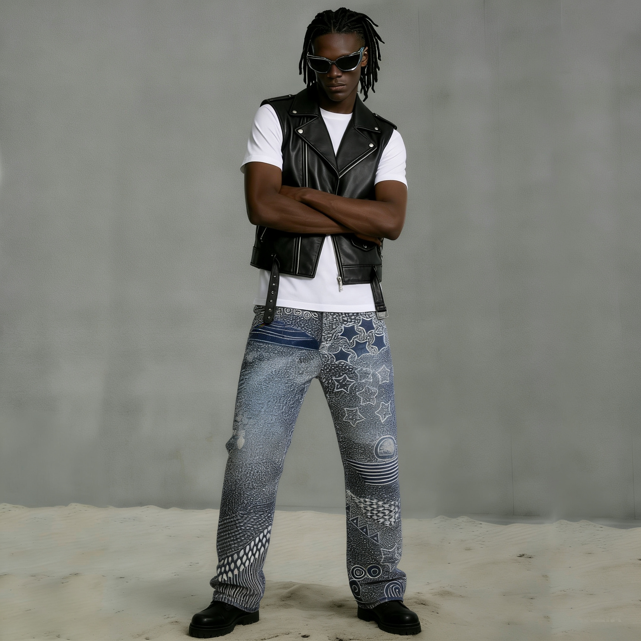 Premium Custom Men's Jeans - Style 1 (39) - Image 3