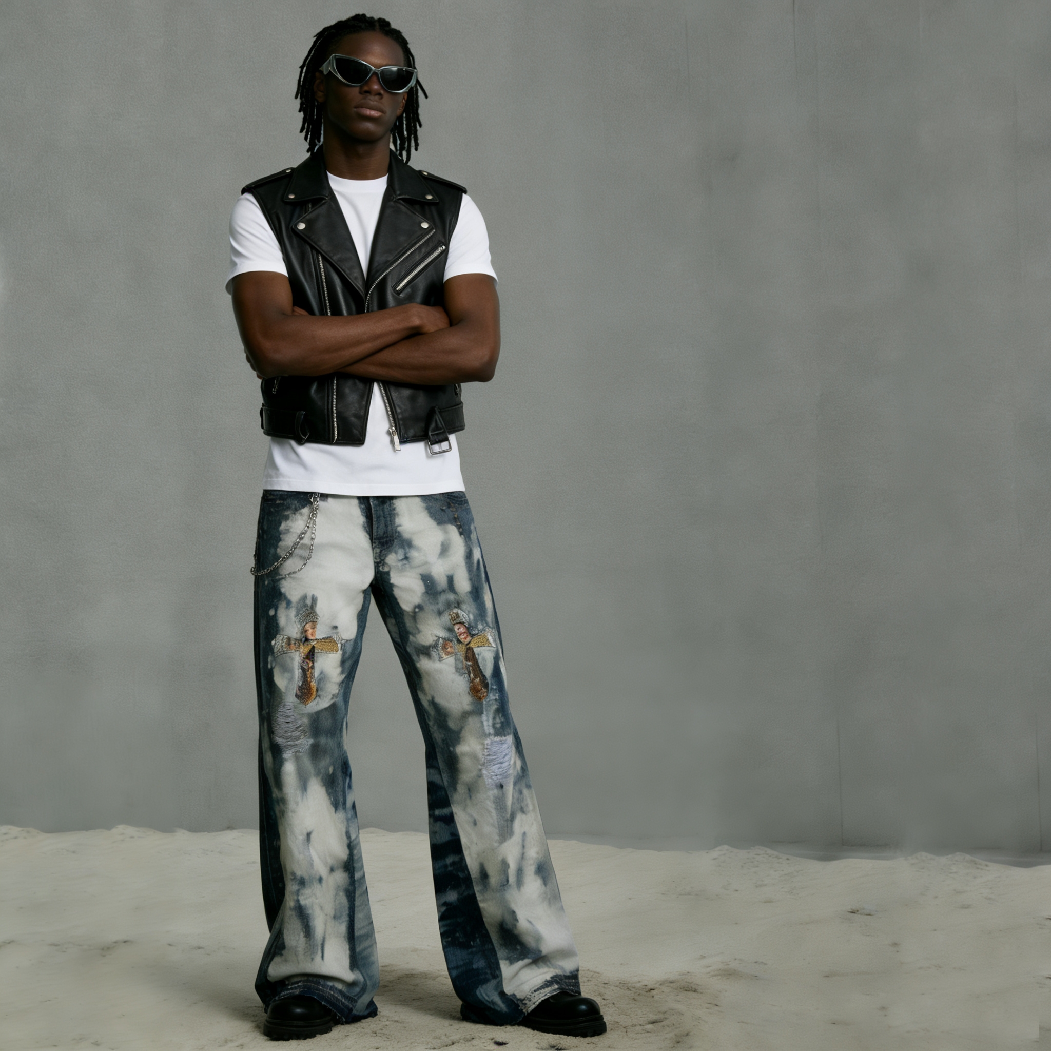 Premium Custom Men's Jeans - Style 1 (4) - Image 3