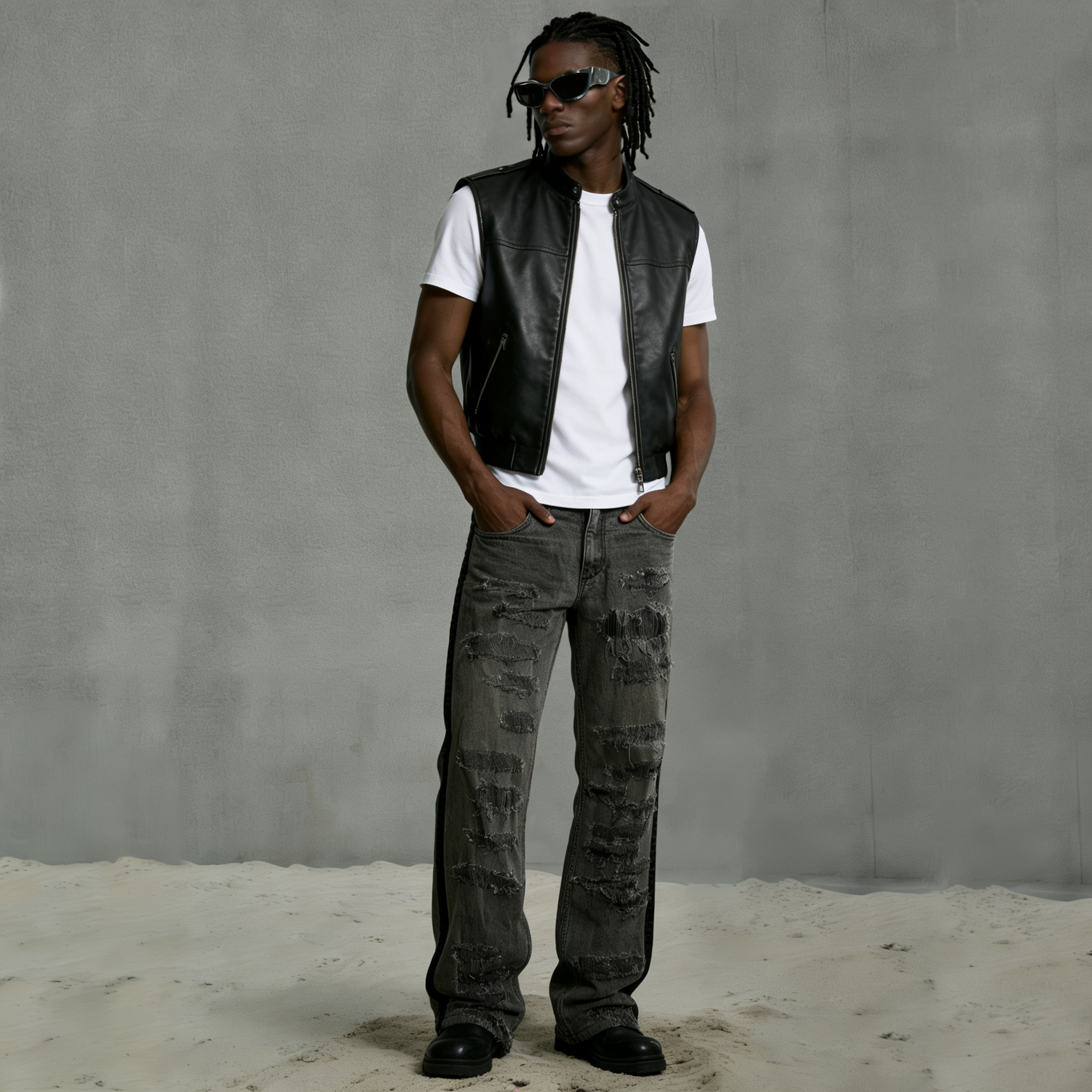 Premium Custom Men's Jeans - Style 1 (40) - Image 3