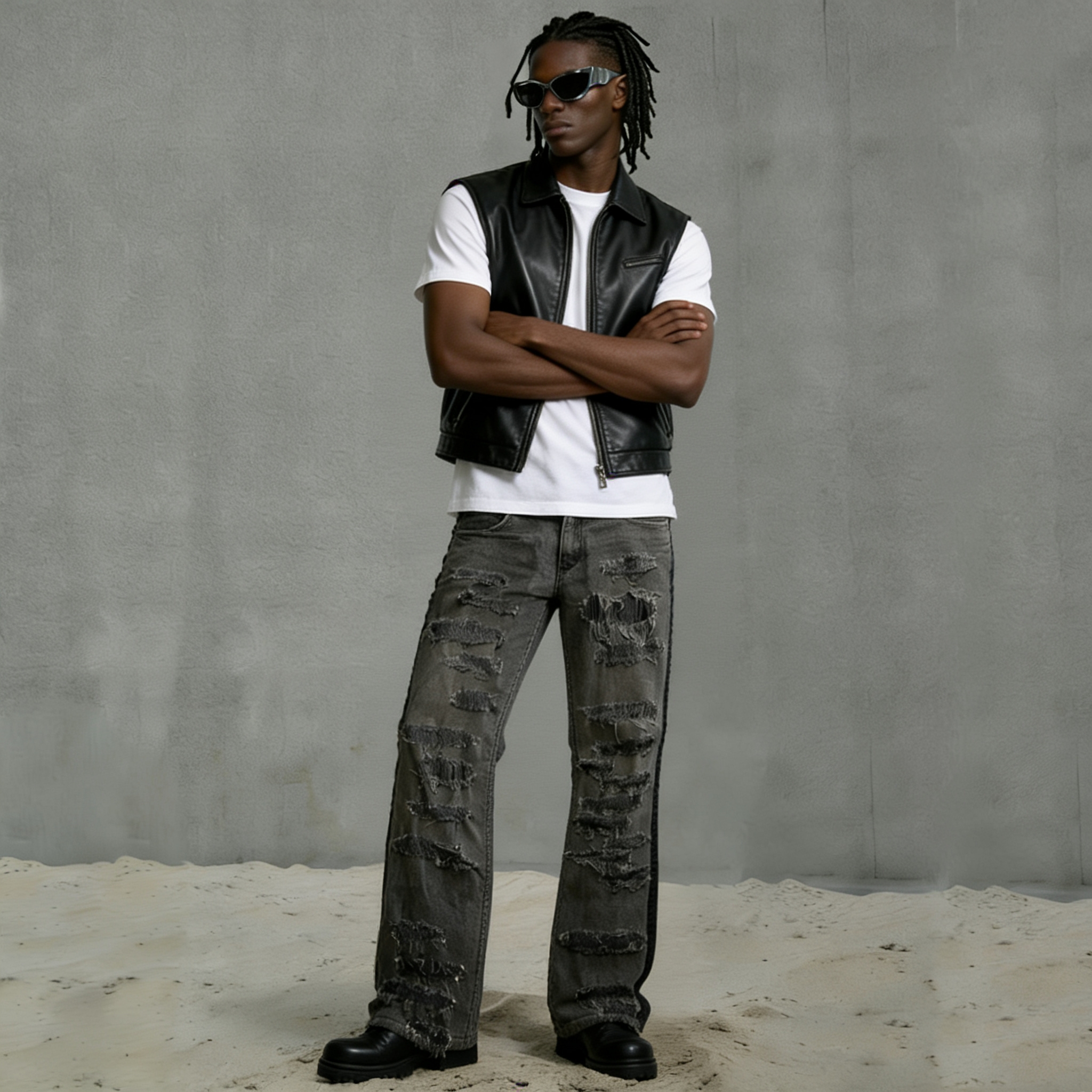 Premium Custom Men's Jeans - Style 1 (40) - Image 4