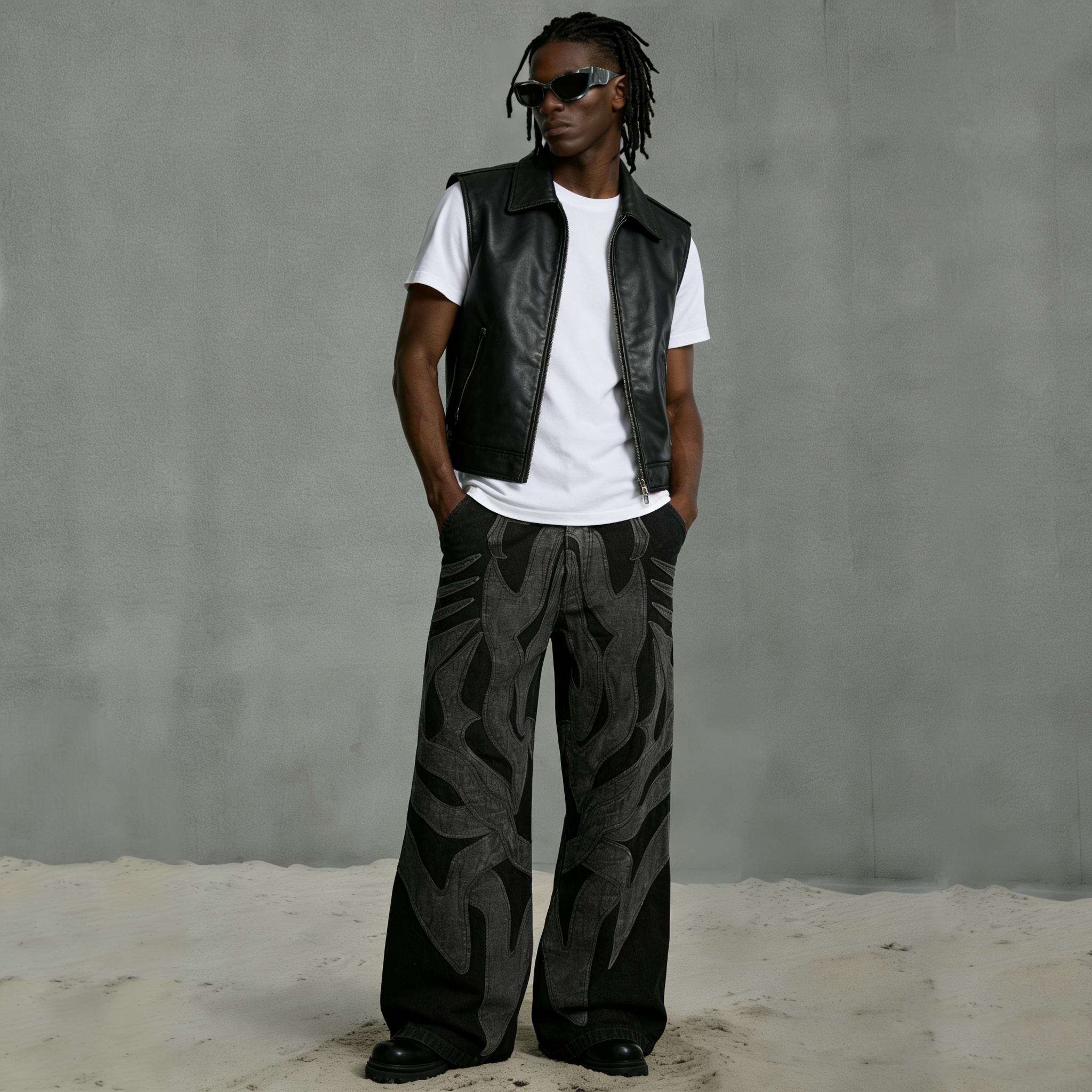 Premium Custom Men's Jeans - Style 1 (43) - Image 2