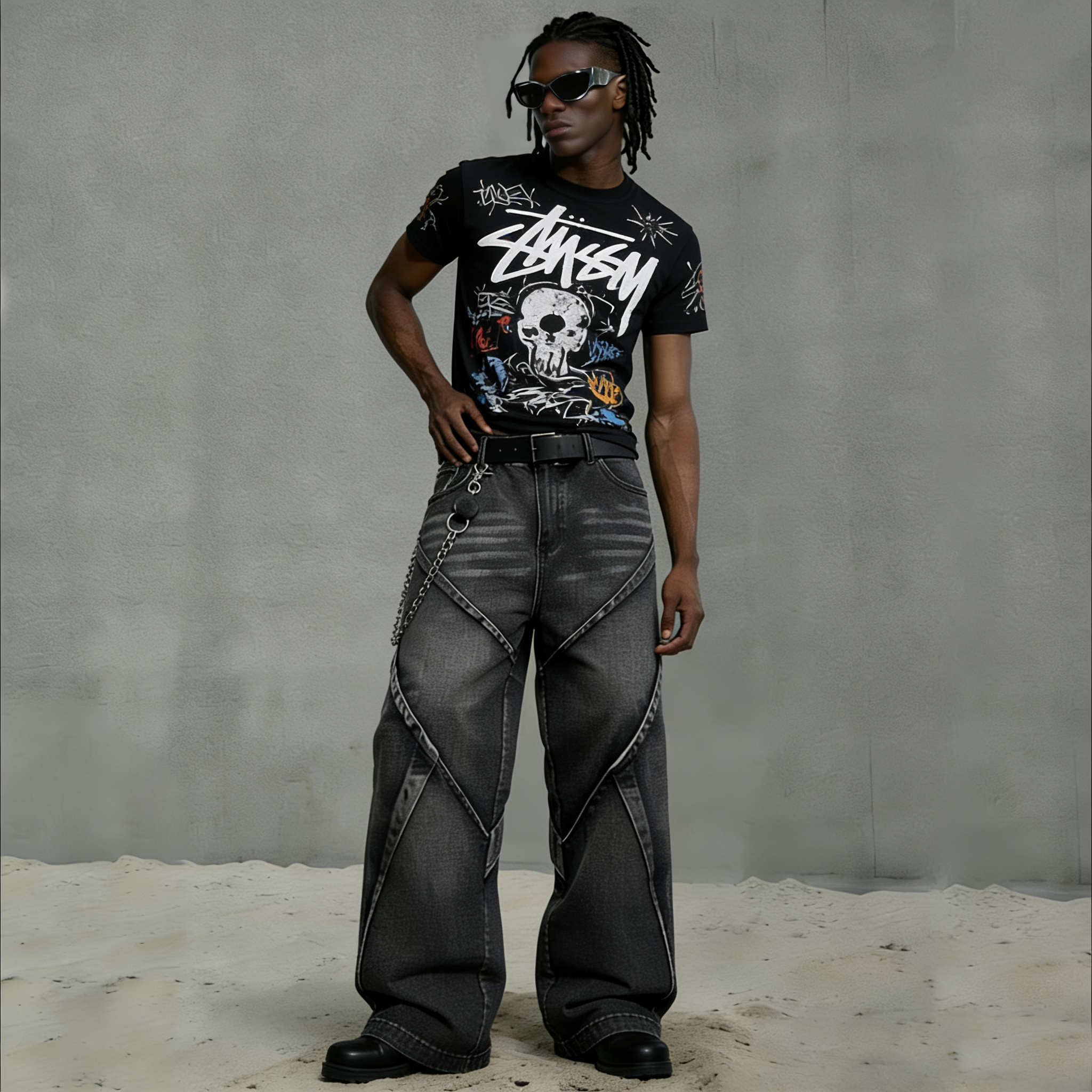 Premium Custom Men's Jeans - Style 1 (45) - Image 2