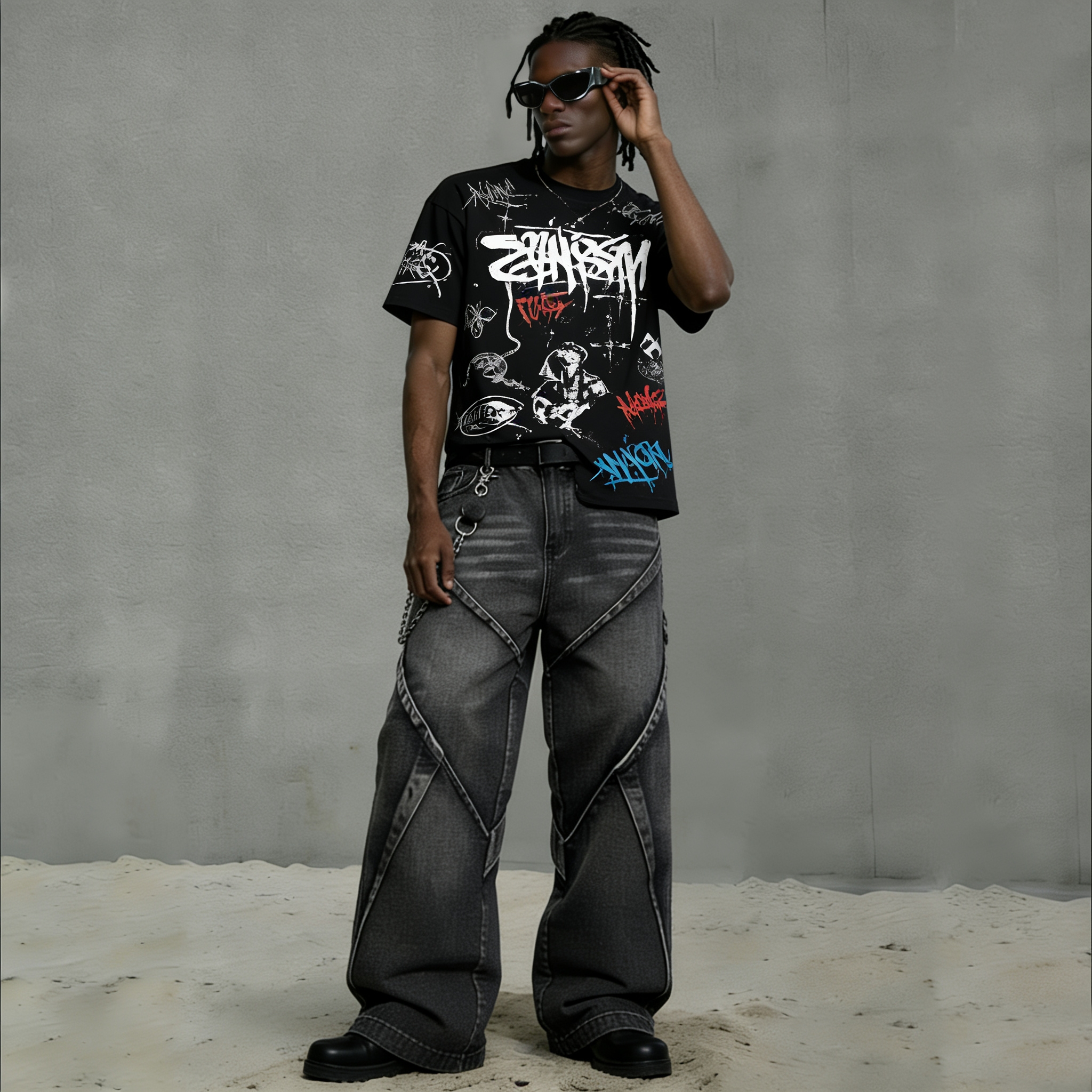 Premium Custom Men's Jeans - Style 1 (45) - Image 4