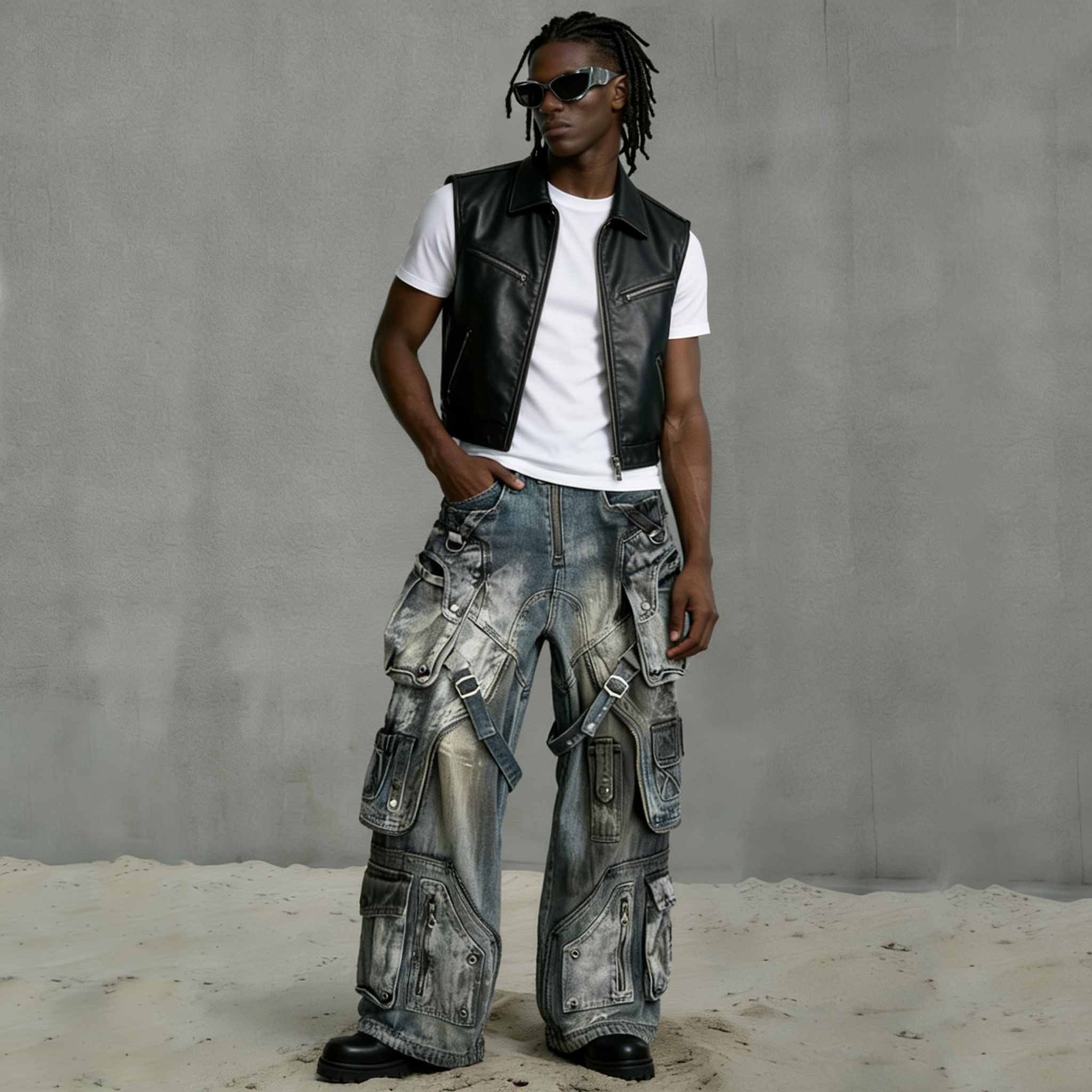 Premium Custom Men's Jeans - Style 1 (47) - Image 2