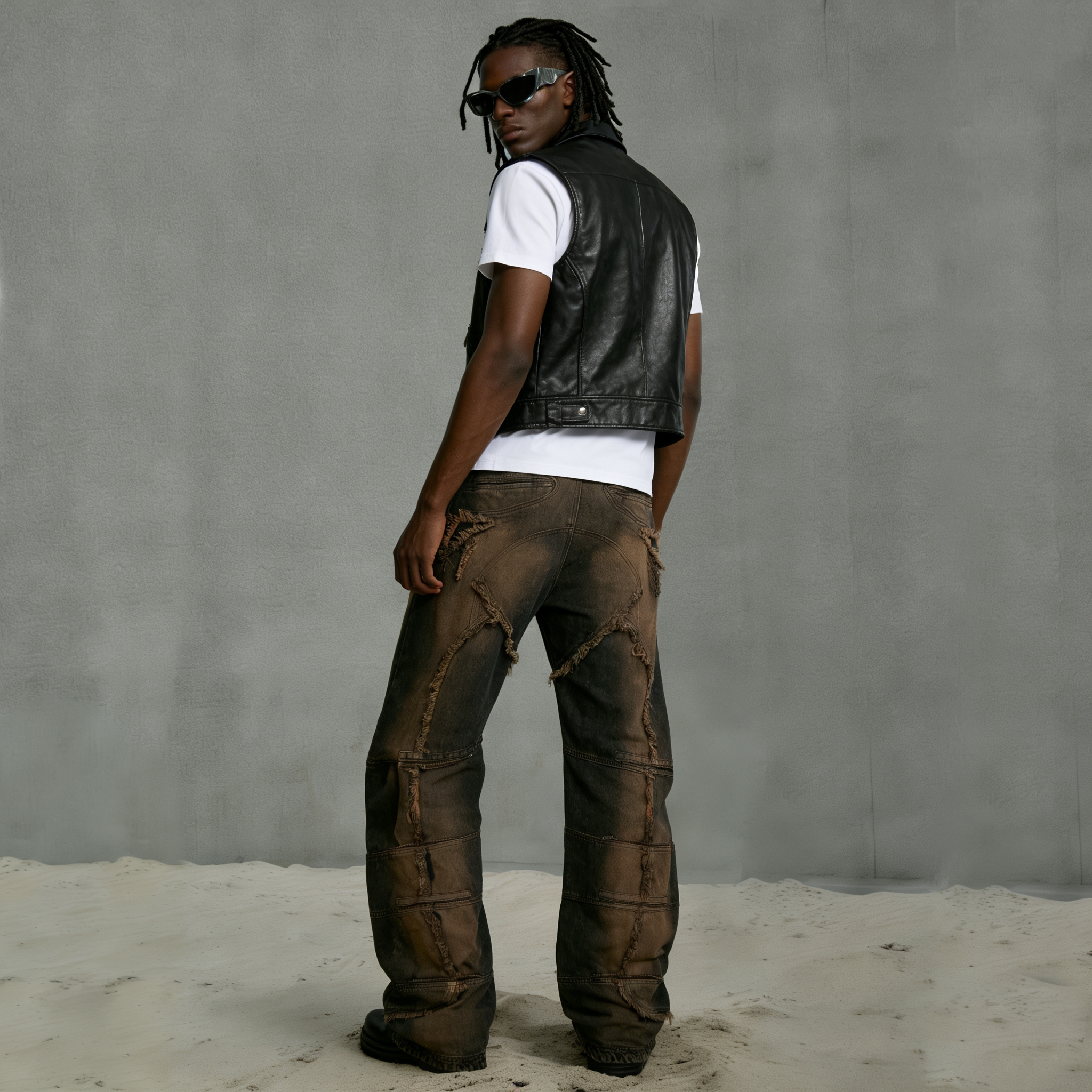 Premium Custom Men's Jeans - Style 1 (48) - Image 3