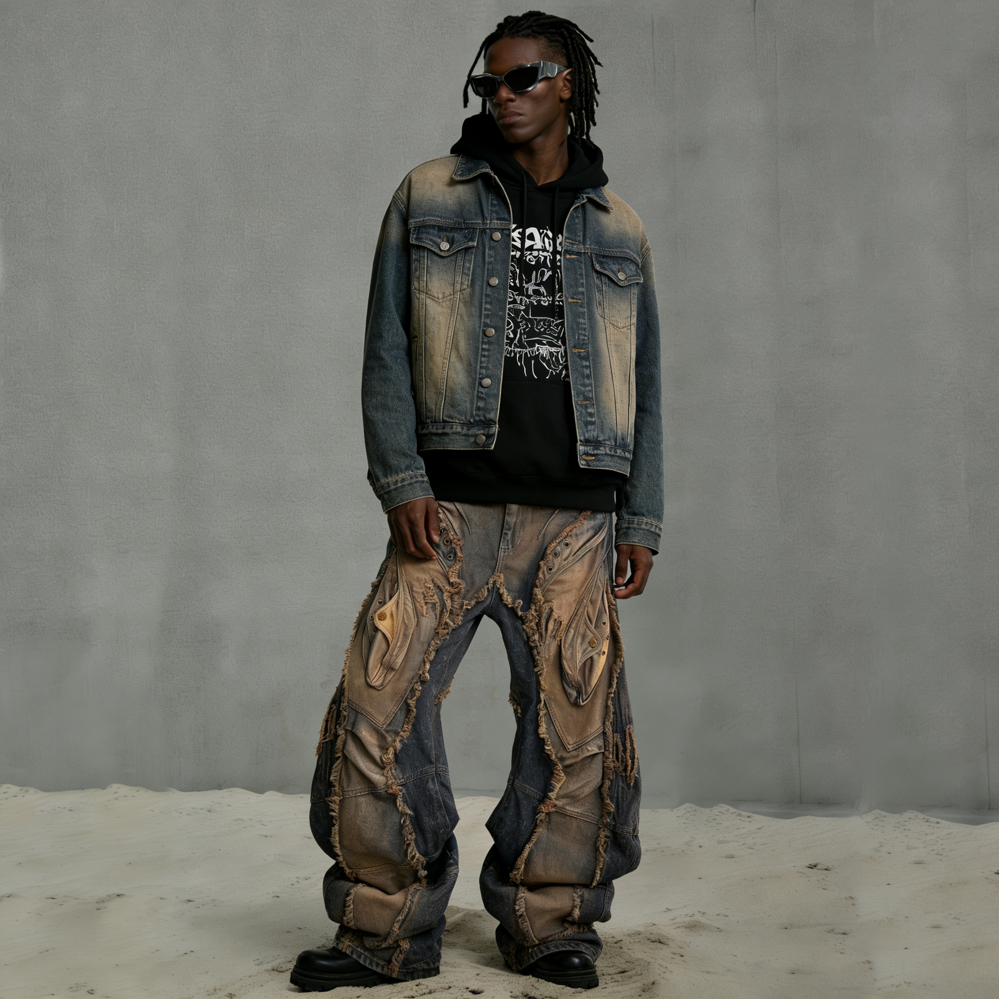 Premium Custom Men's Jeans - Style 1 (52) - Image 4