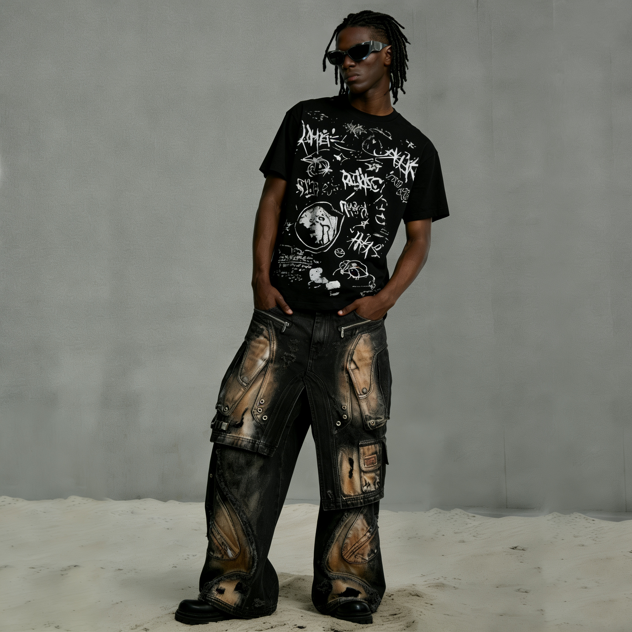 Premium Custom Men's Jeans - Style 1 (56) - Image 2