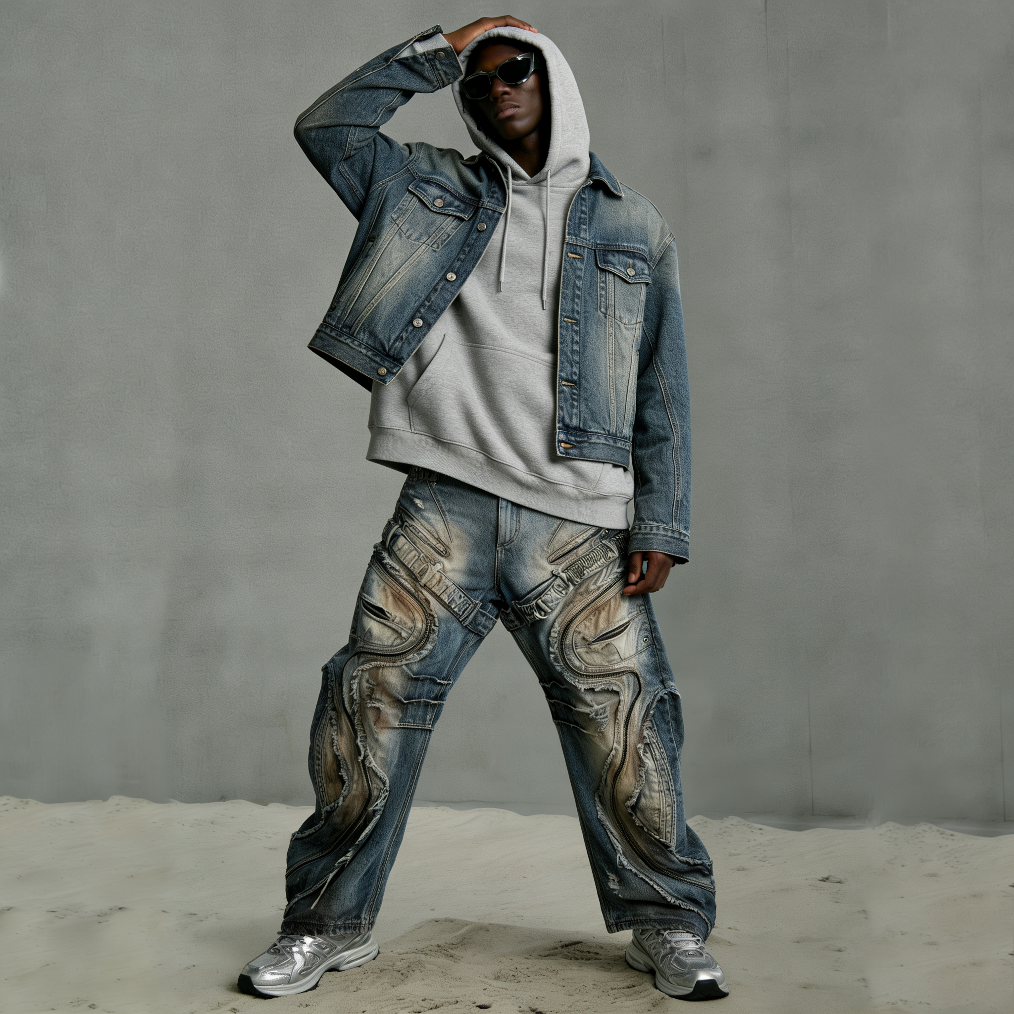 Premium Custom Men's Jeans - Style 1 (57)