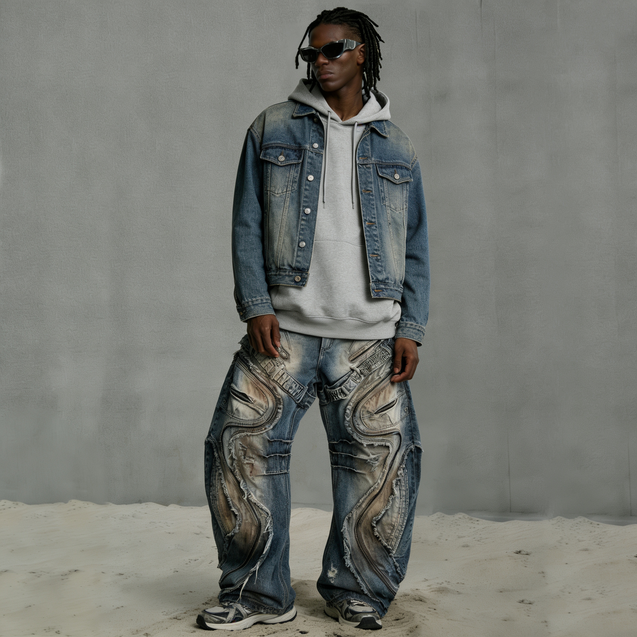 Premium Custom Men's Jeans - Style 1 (57) - Image 2