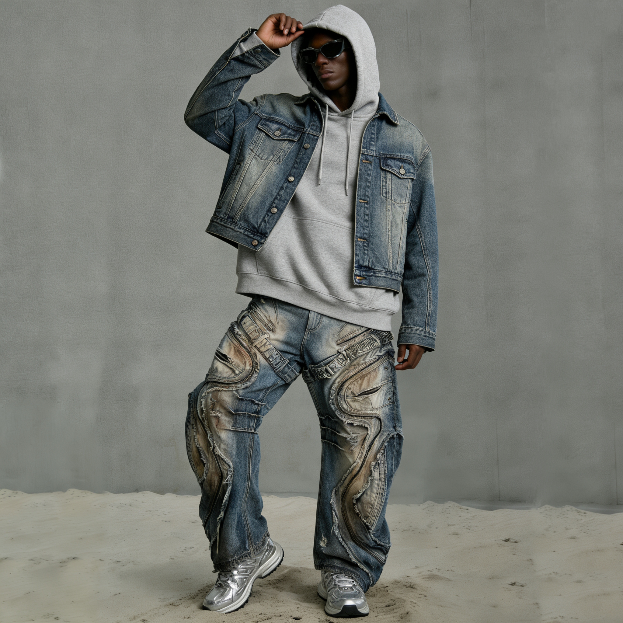 Premium Custom Men's Jeans - Style 1 (57) - Image 3