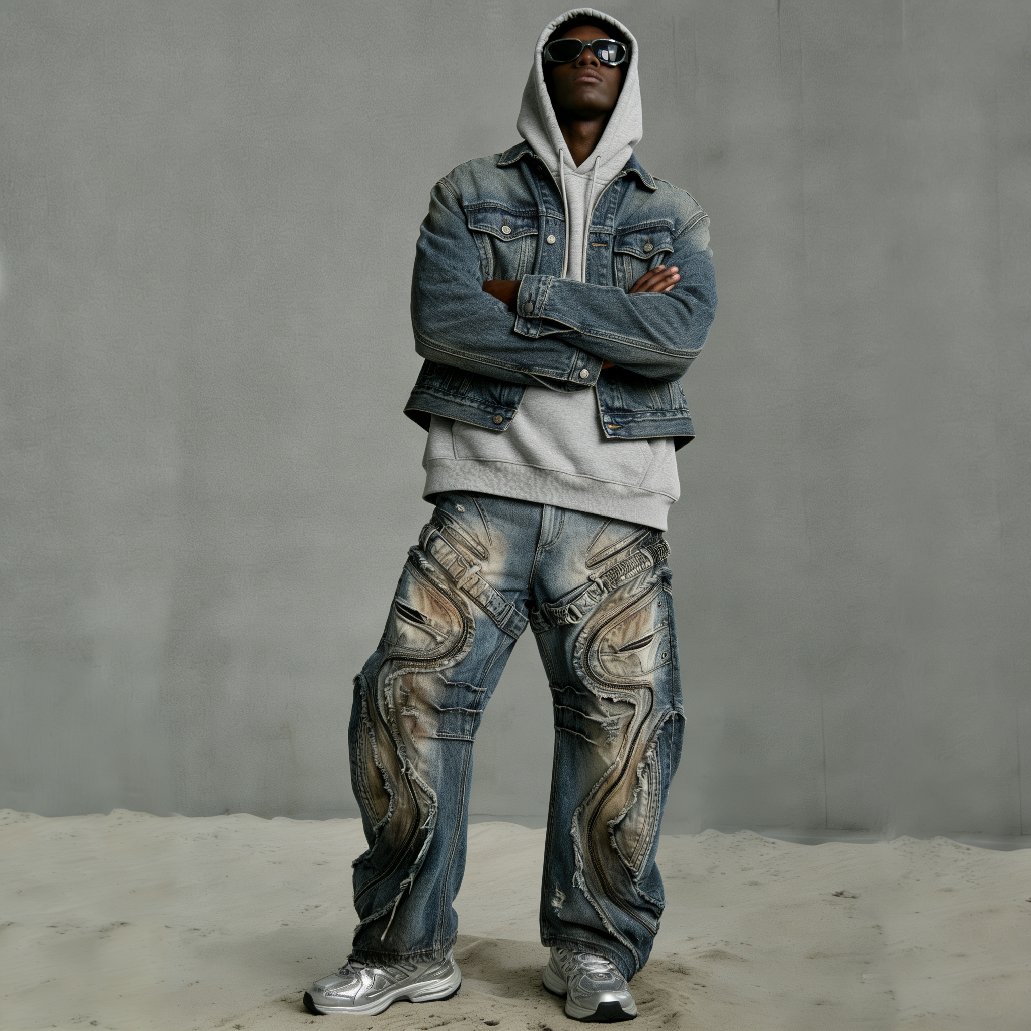 Premium Custom Men's Jeans - Style 1 (57) - Image 4