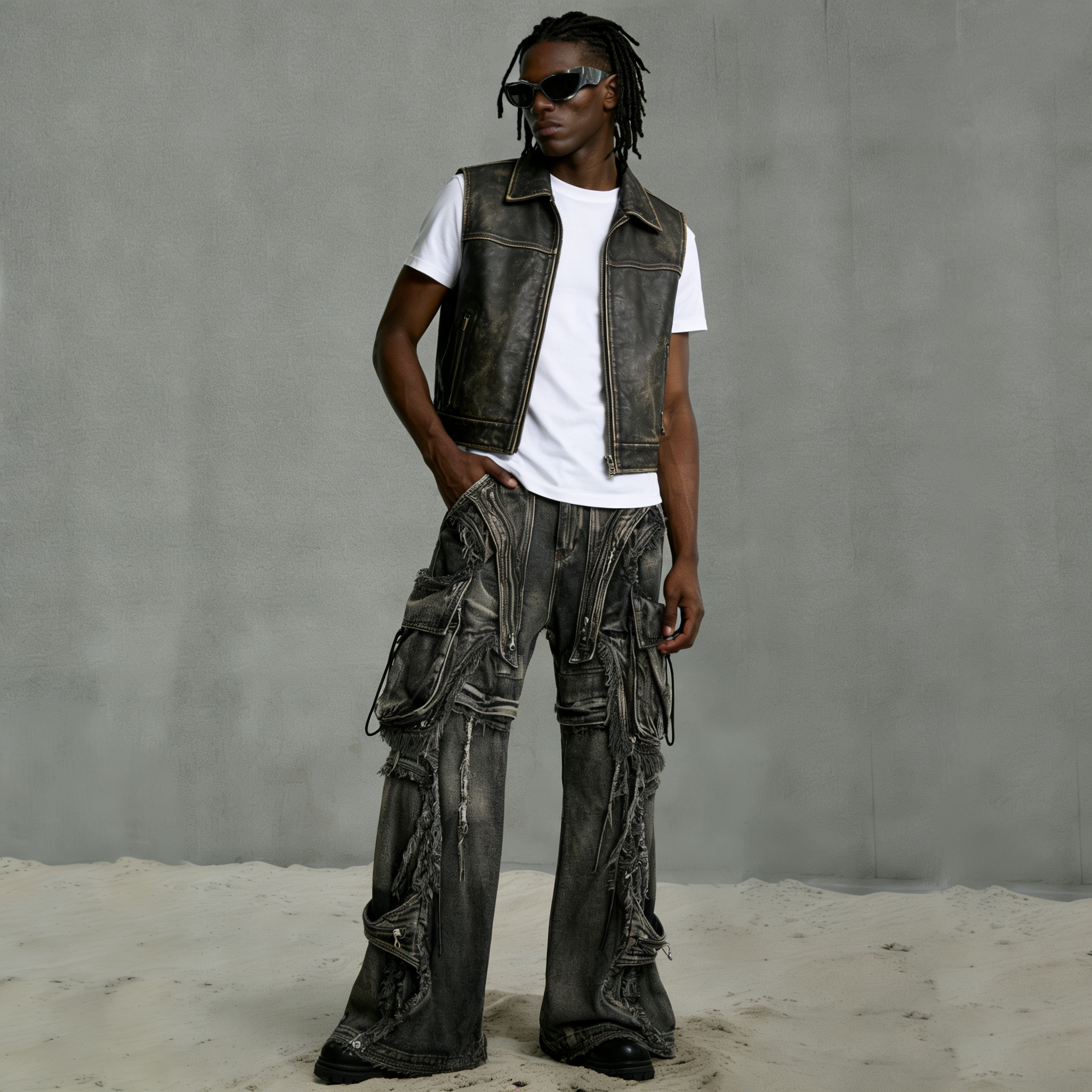 Premium Custom Men's Jeans - Style 1 (61) - Image 2
