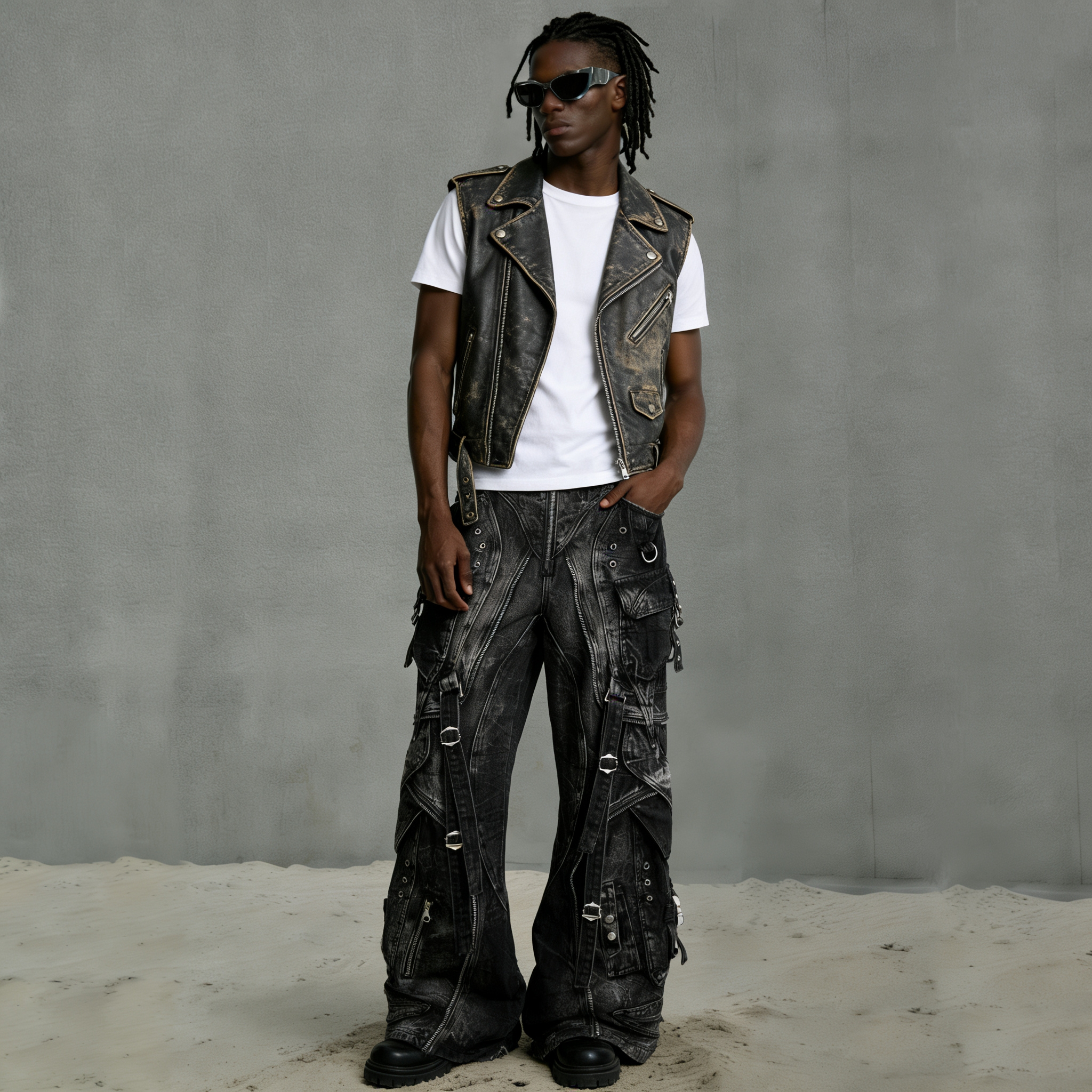 Premium Custom Men's Jeans - Style 1 (63) - Image 2