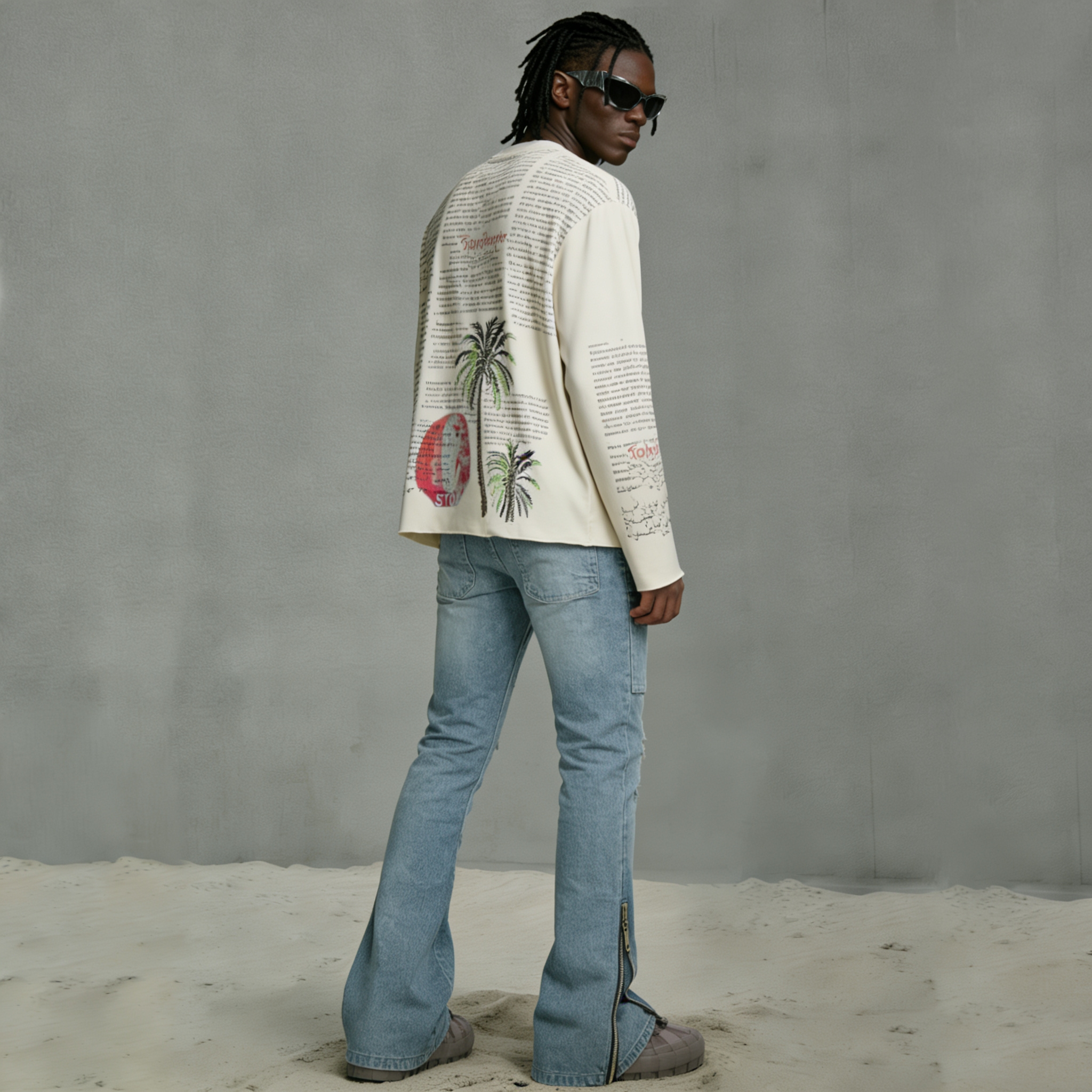 Premium Custom Men's Jeans - Style 1 (66) - Image 3