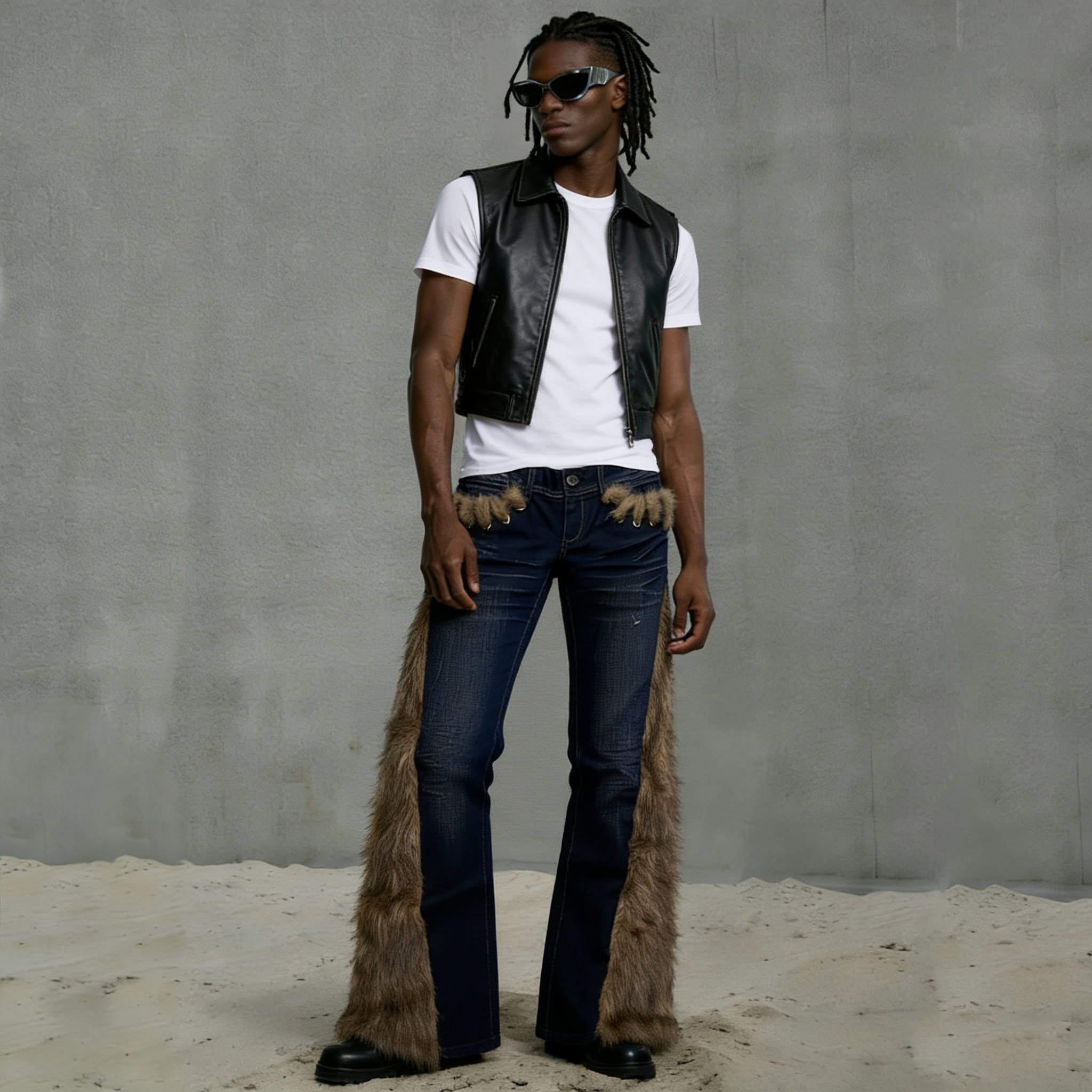 Premium Custom Men's Jeans - Style 1 (7) - Image 2