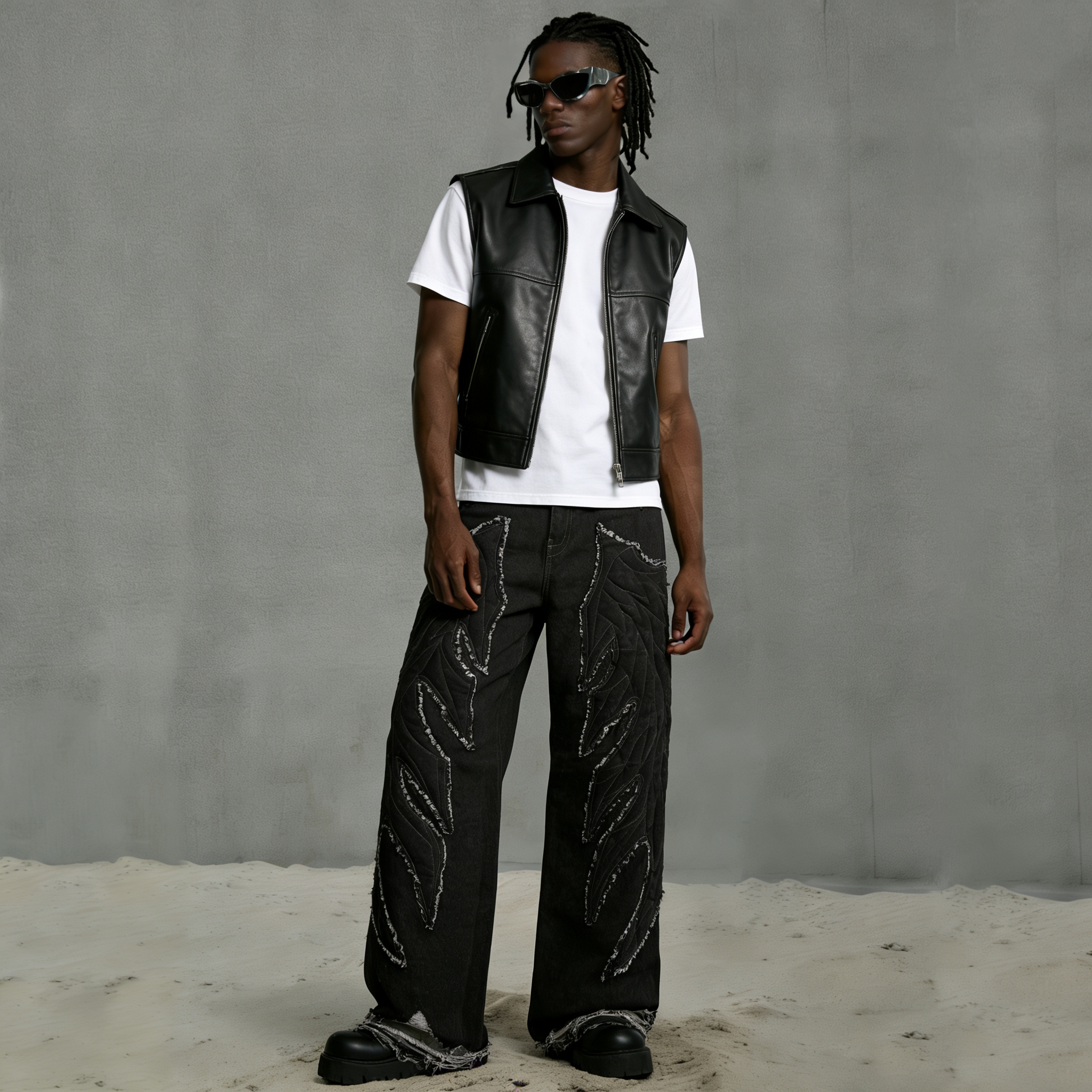 Premium Custom Men's Jeans - Style 1 (69) - Image 2
