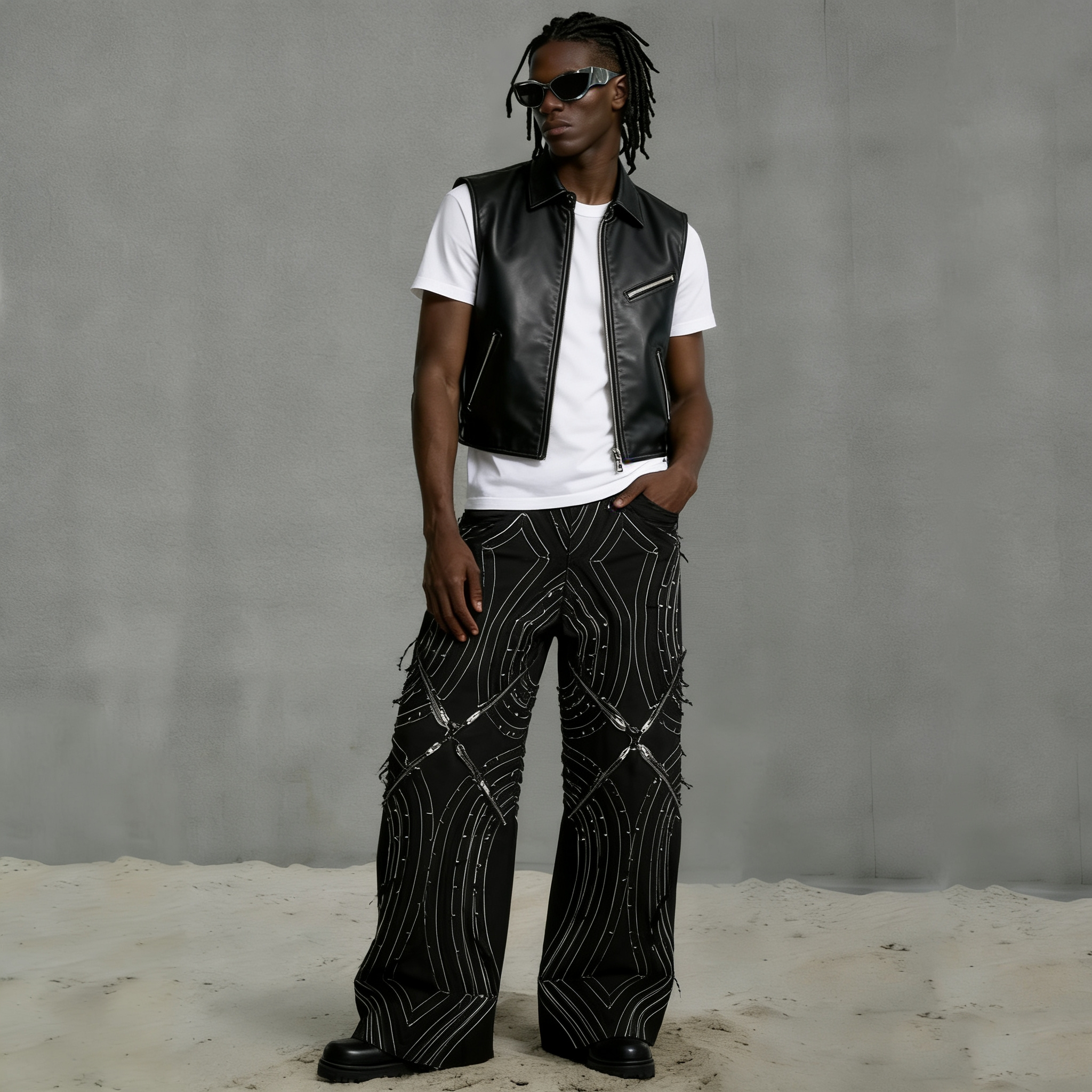 Premium Custom Men's Jeans - Style 1 (71) - Image 3