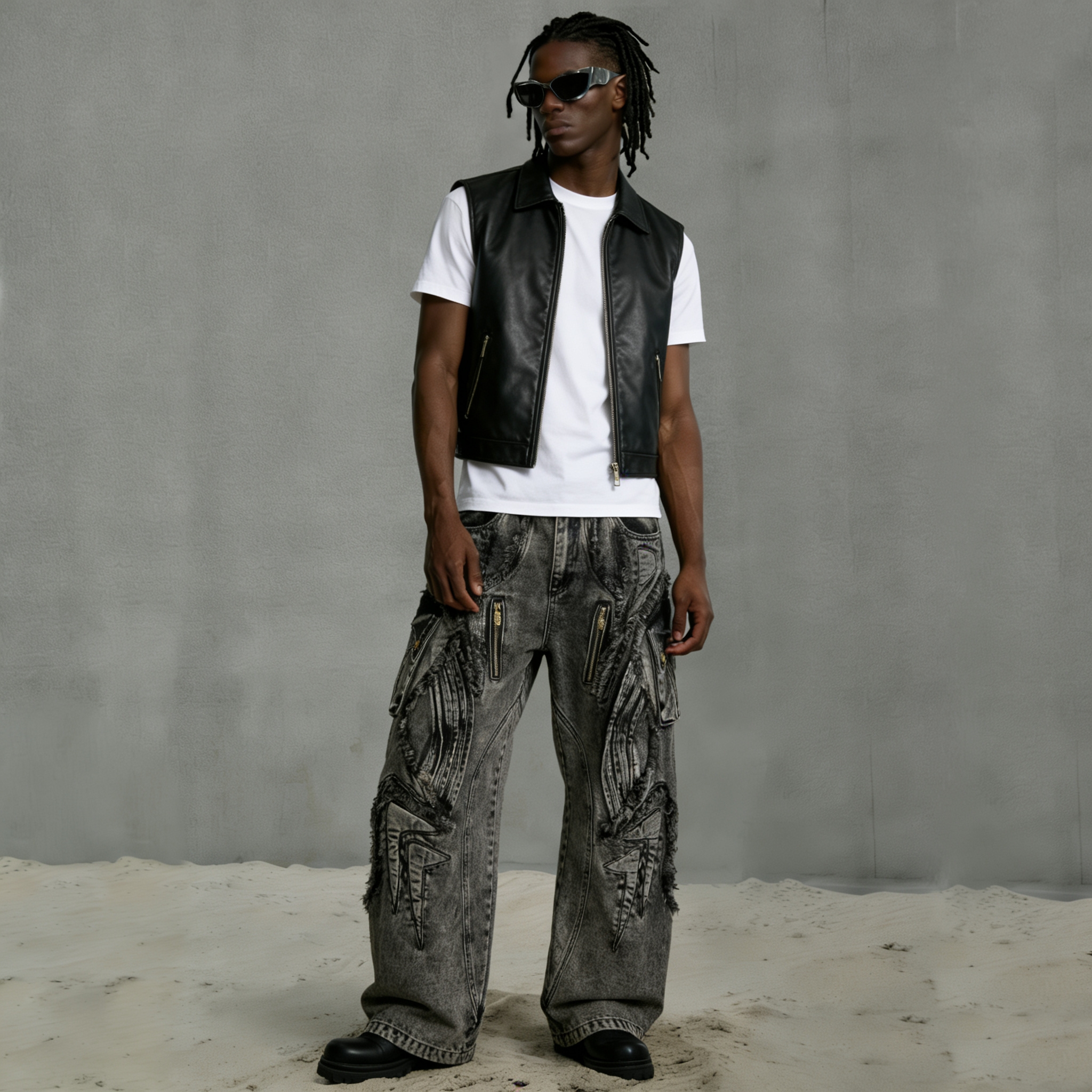 Premium Custom Men's Jeans - Style 1 (72) - Image 2