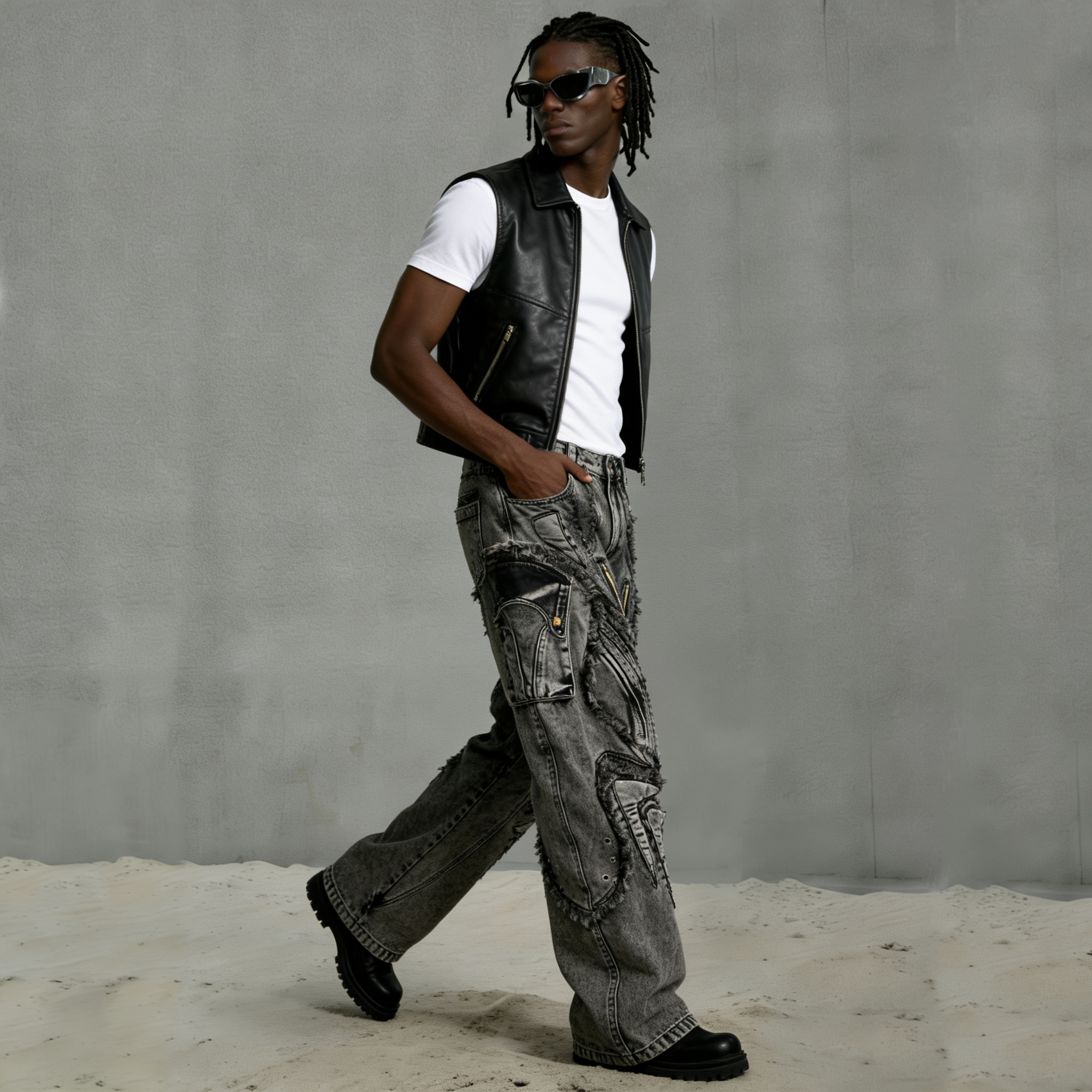 Premium Custom Men's Jeans - Style 1 (72) - Image 3
