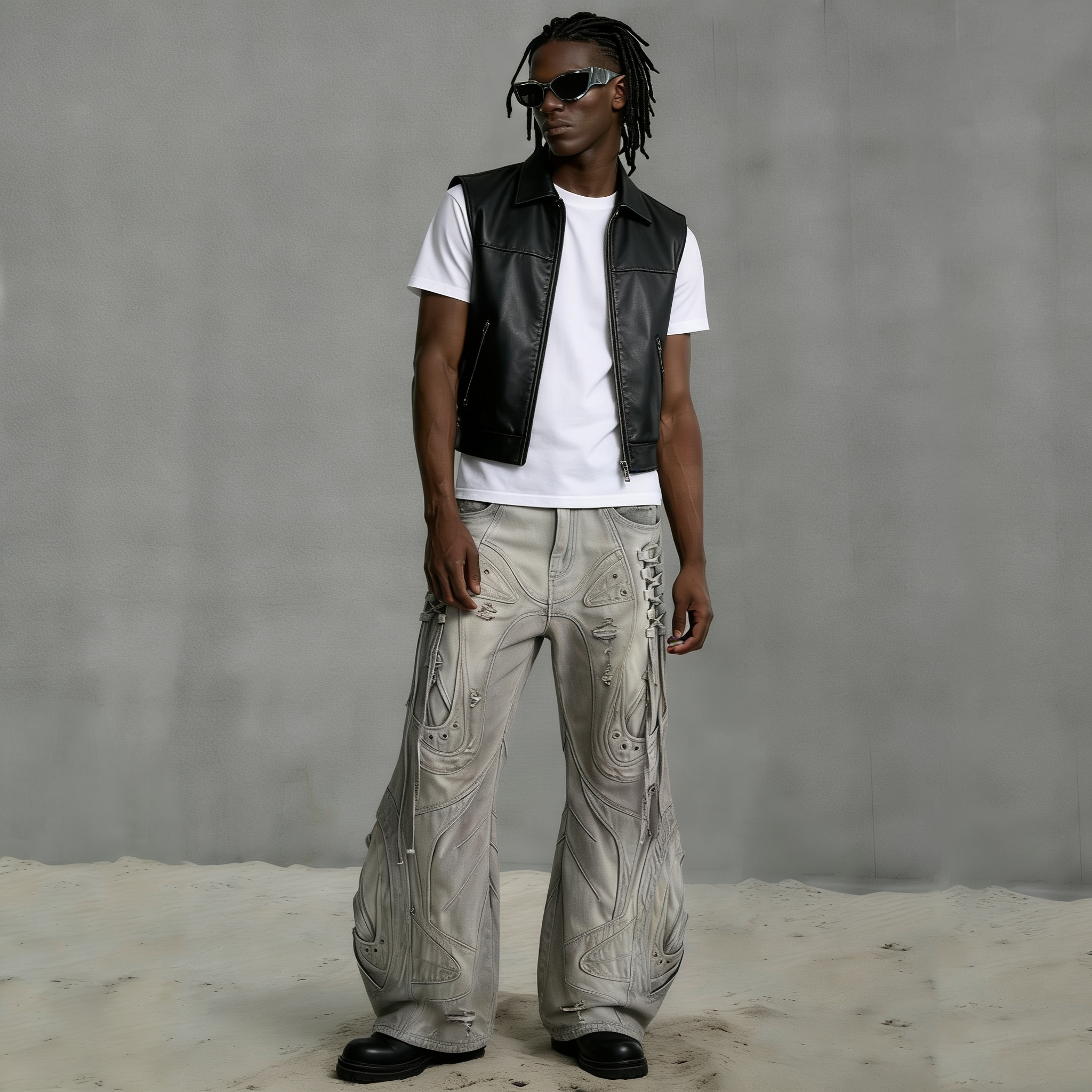 Premium Custom Men's Jeans - Style 1 (75) - Image 2