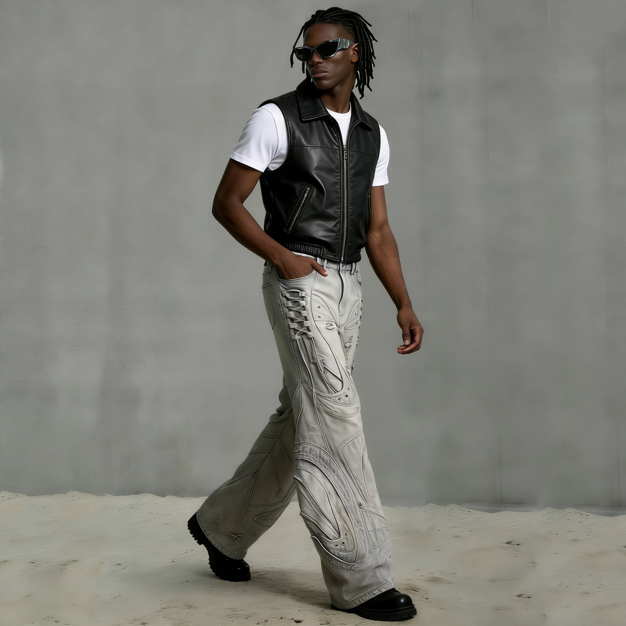 Premium Custom Men's Jeans - Style 1 (75) - Image 3