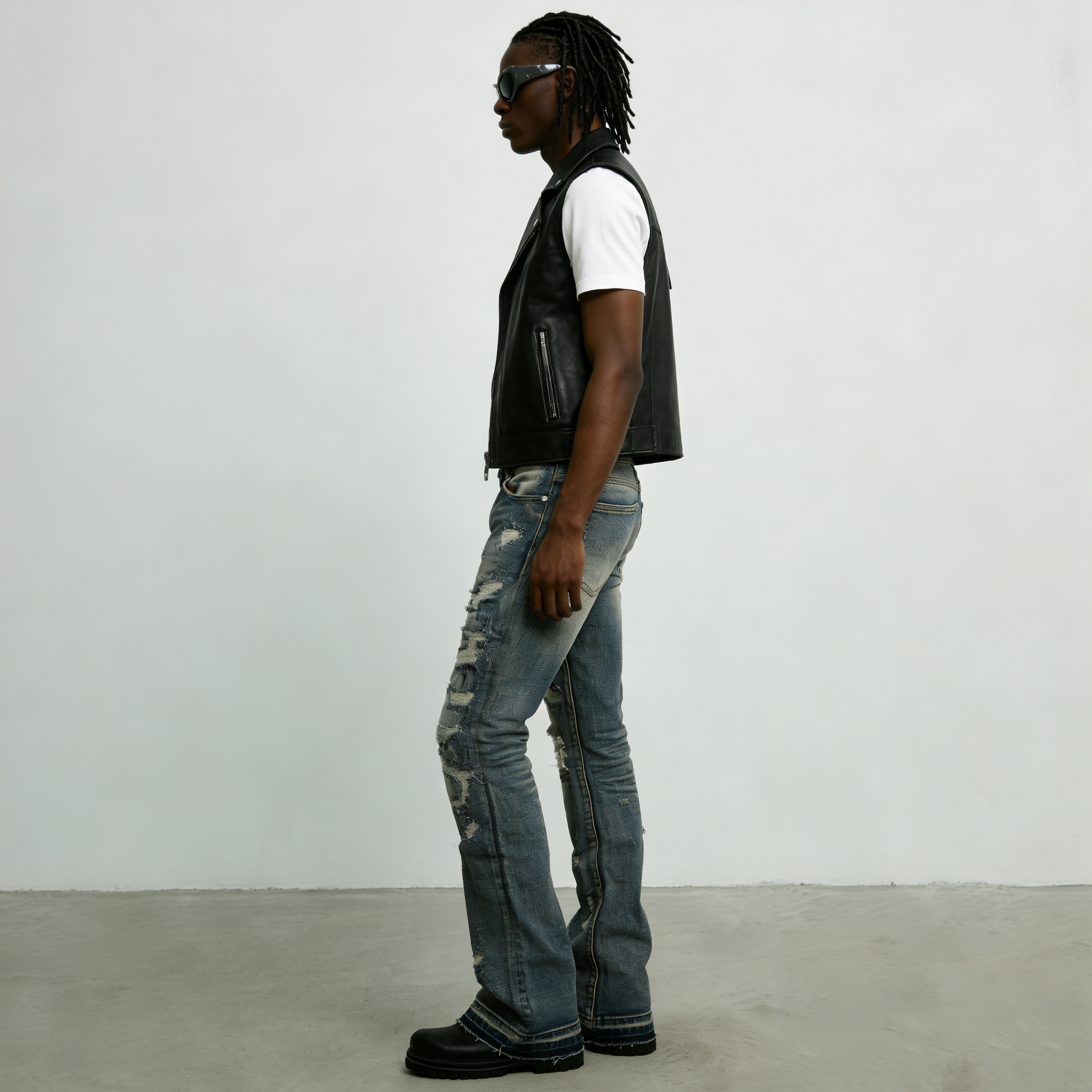 Premium Custom Men's Jeans - Style 1 (82) - Image 2