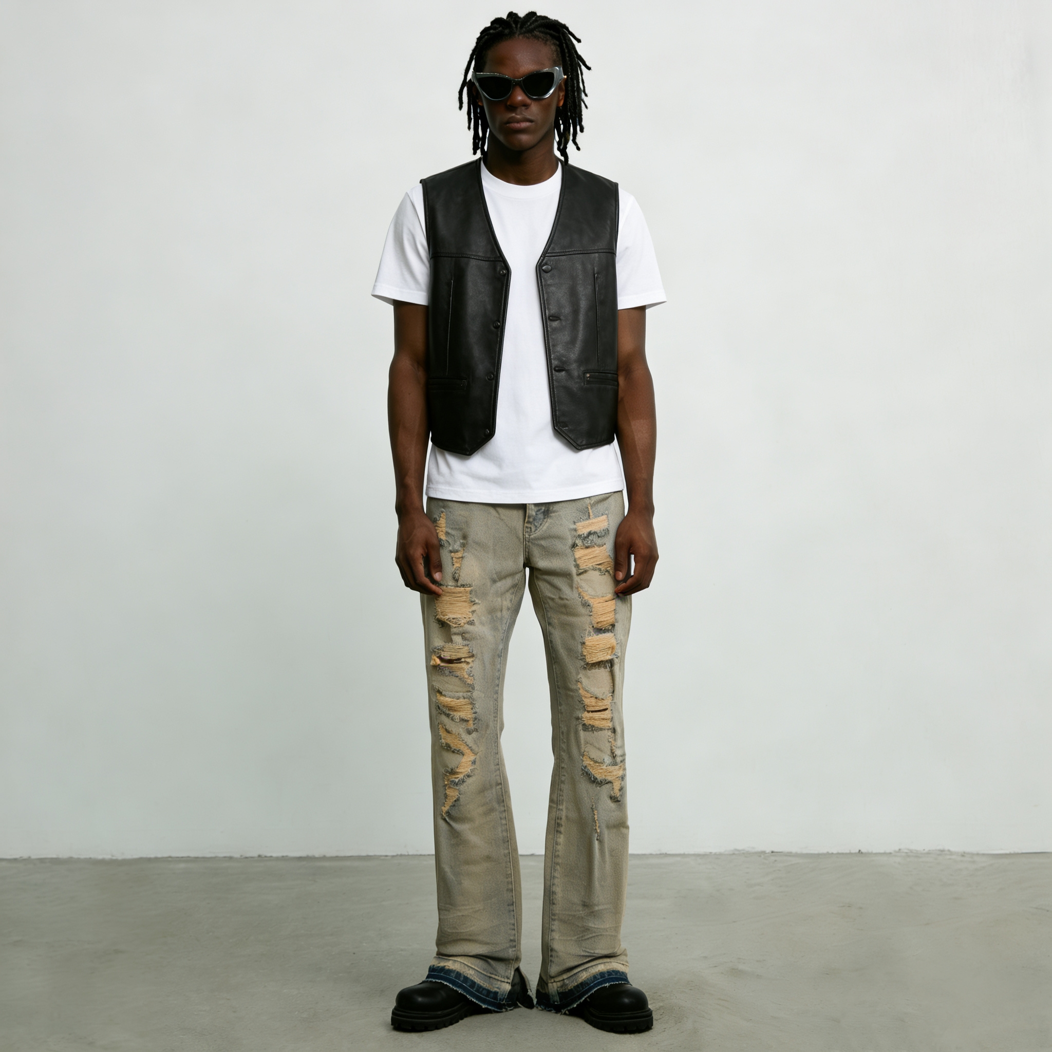 Premium Custom Men's Jeans - Style 1 (83) - Image 2