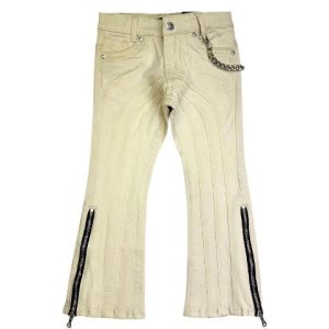 Boys' & Girls' Zipper Flare Jeans OEM | Retro Bell-Bottom